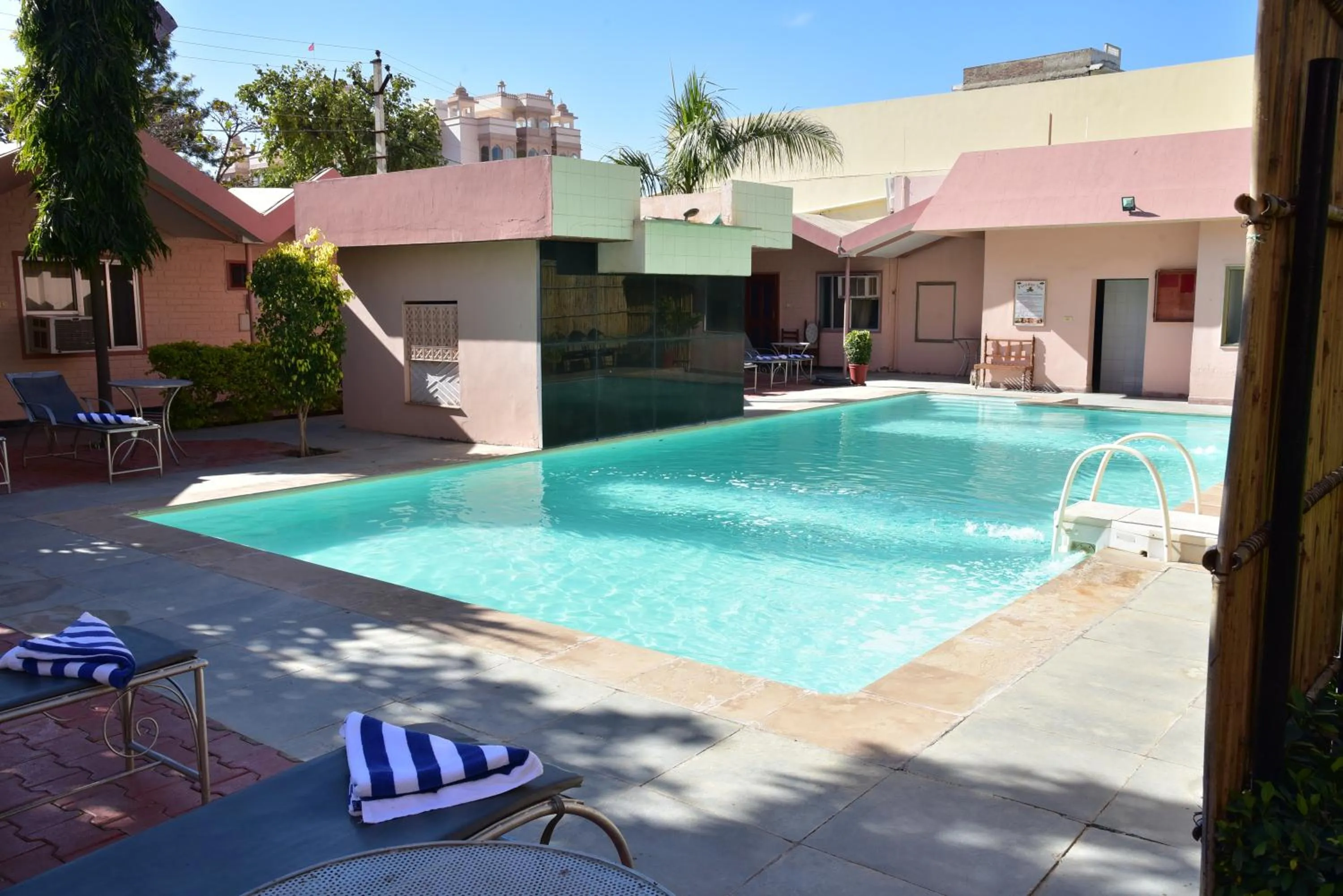 Swimming pool in Hotel Master Paradise, Pushkar, Rajasthan , INDIA