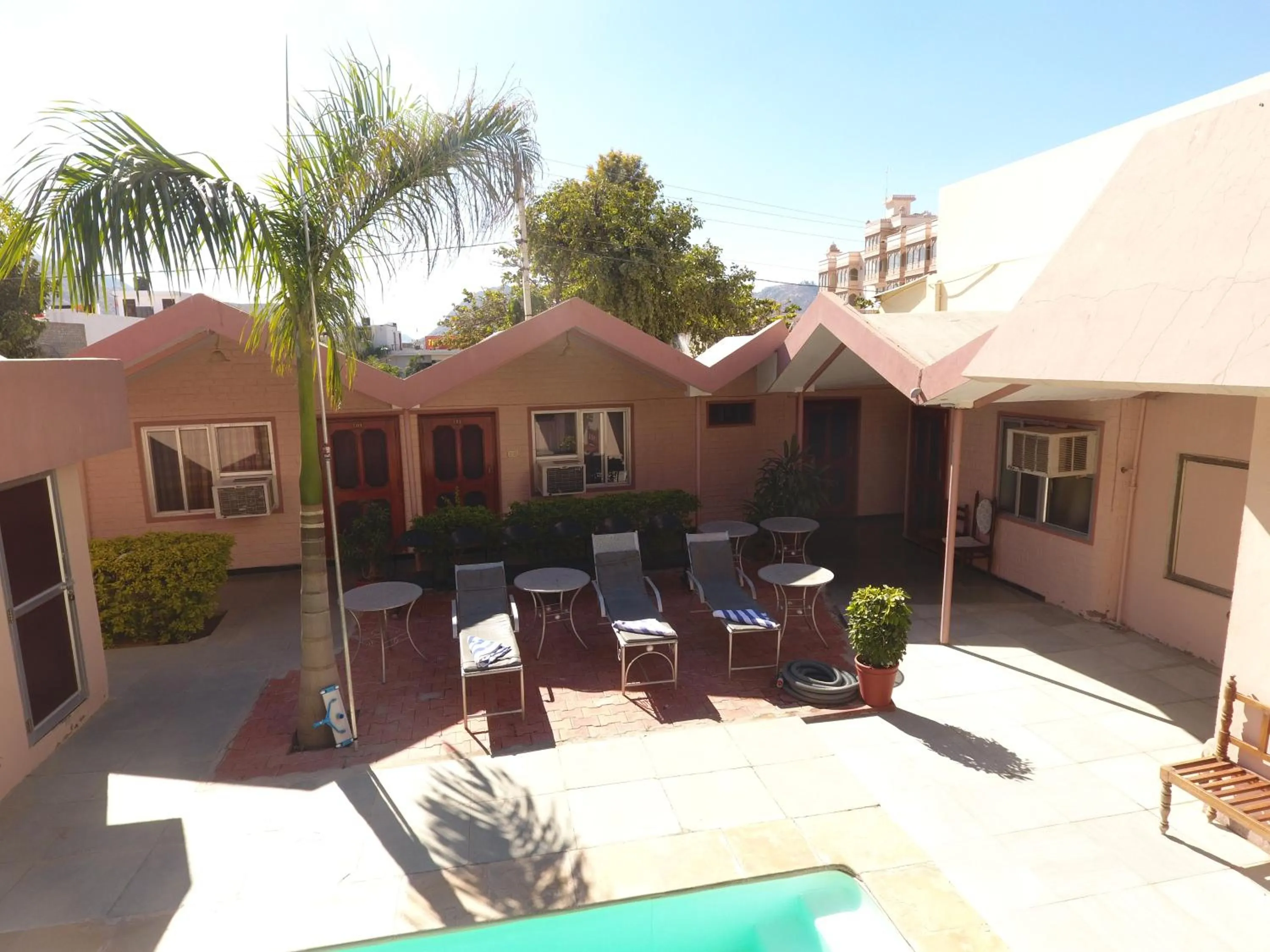 Swimming pool in Hotel Master Paradise, Pushkar, Rajasthan , INDIA