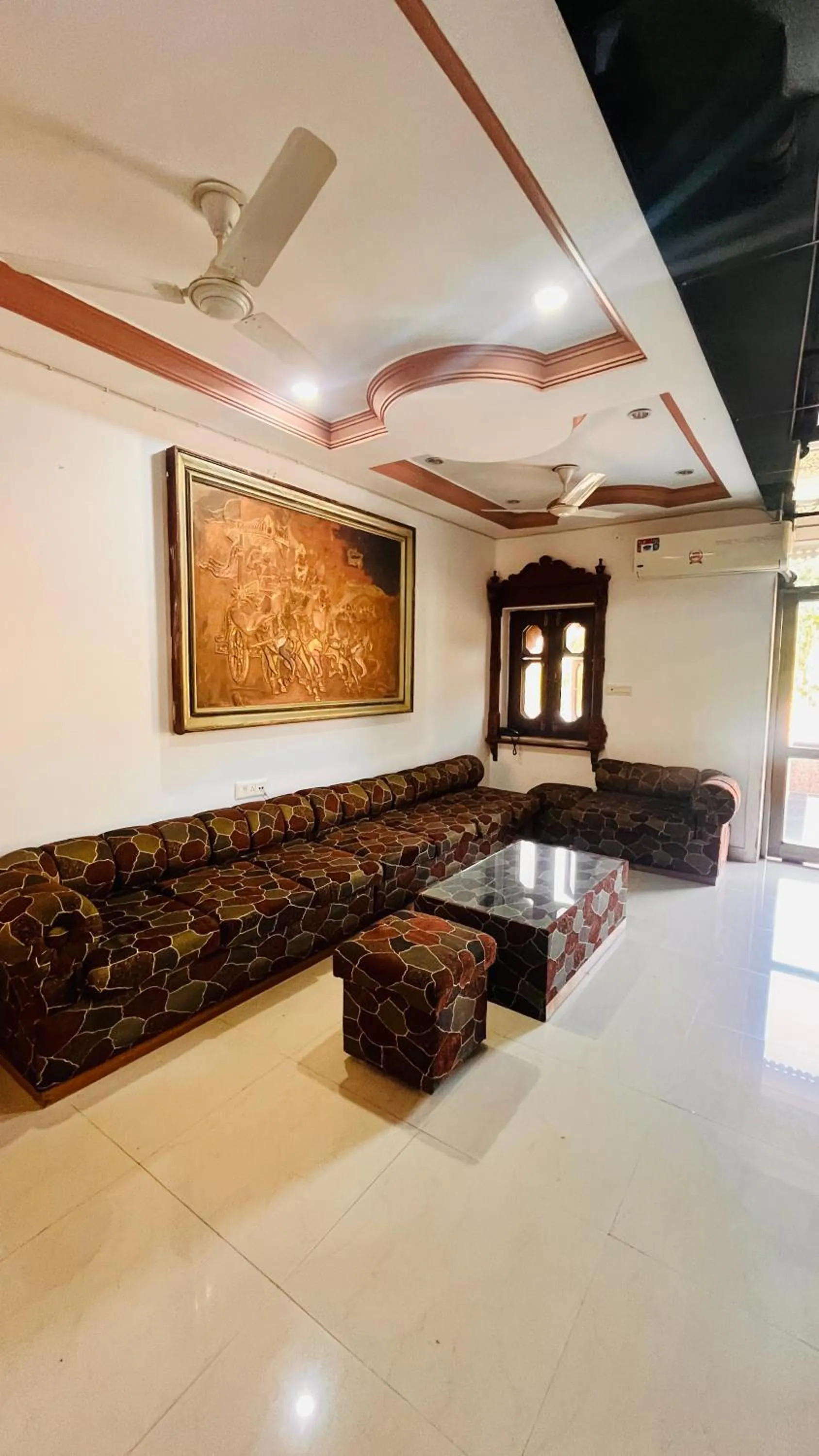 Lobby or reception in Hotel Master Paradise, Pushkar, Rajasthan , INDIA