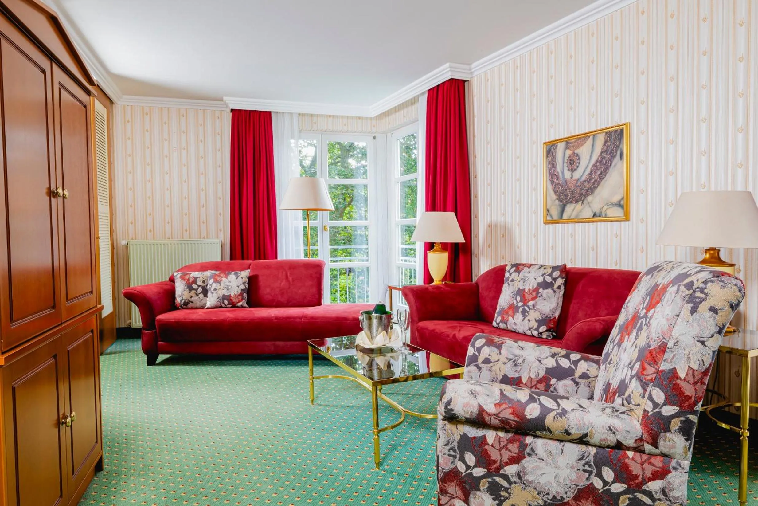 Living room in Hotel am Schlosspark