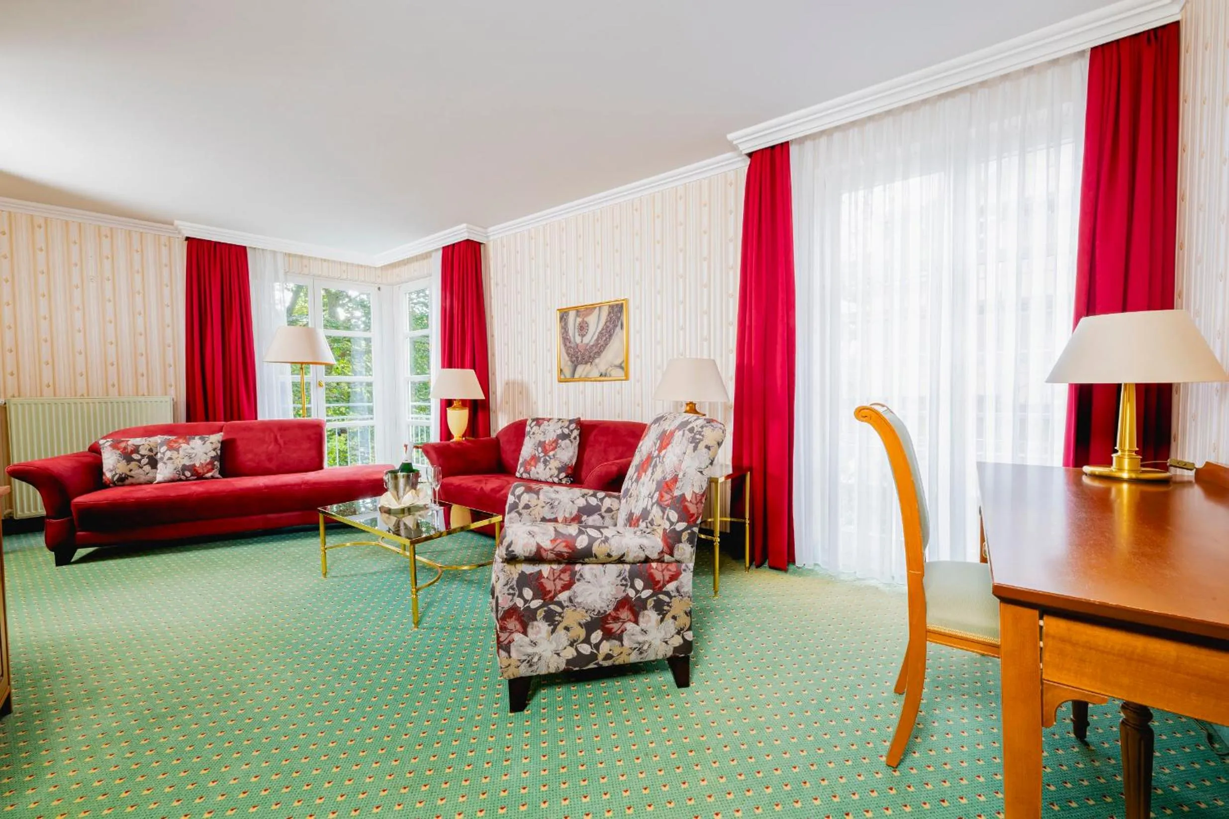 Living room in Hotel am Schlosspark