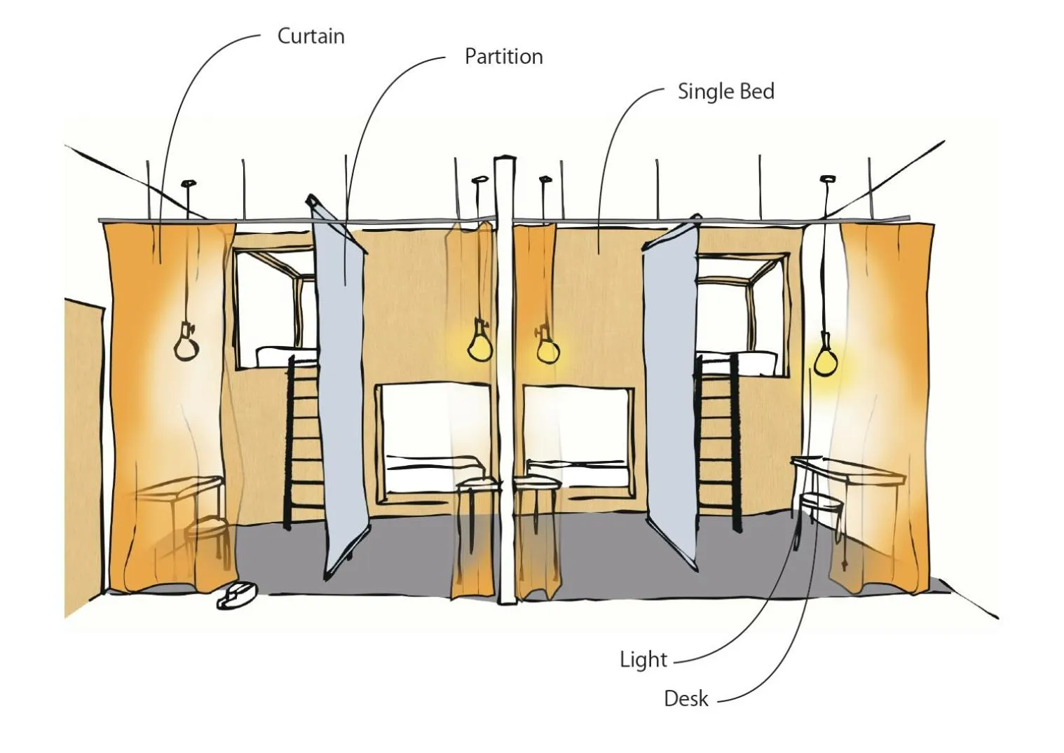 Floor plan in THE STAY WAKKANAI