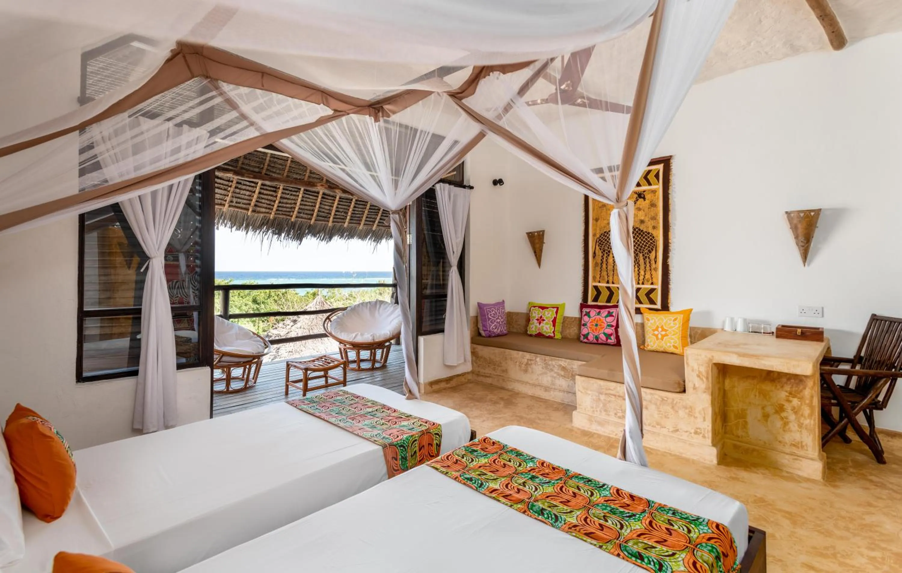 Bed in Sunshine Bay Zanzibar - Adults Only