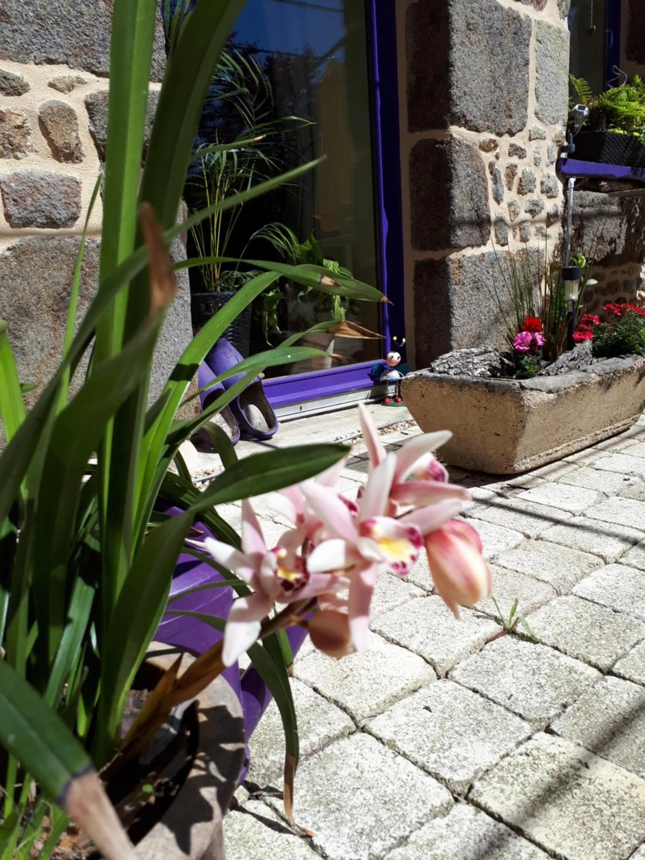 Patio in Chambre à la campagne