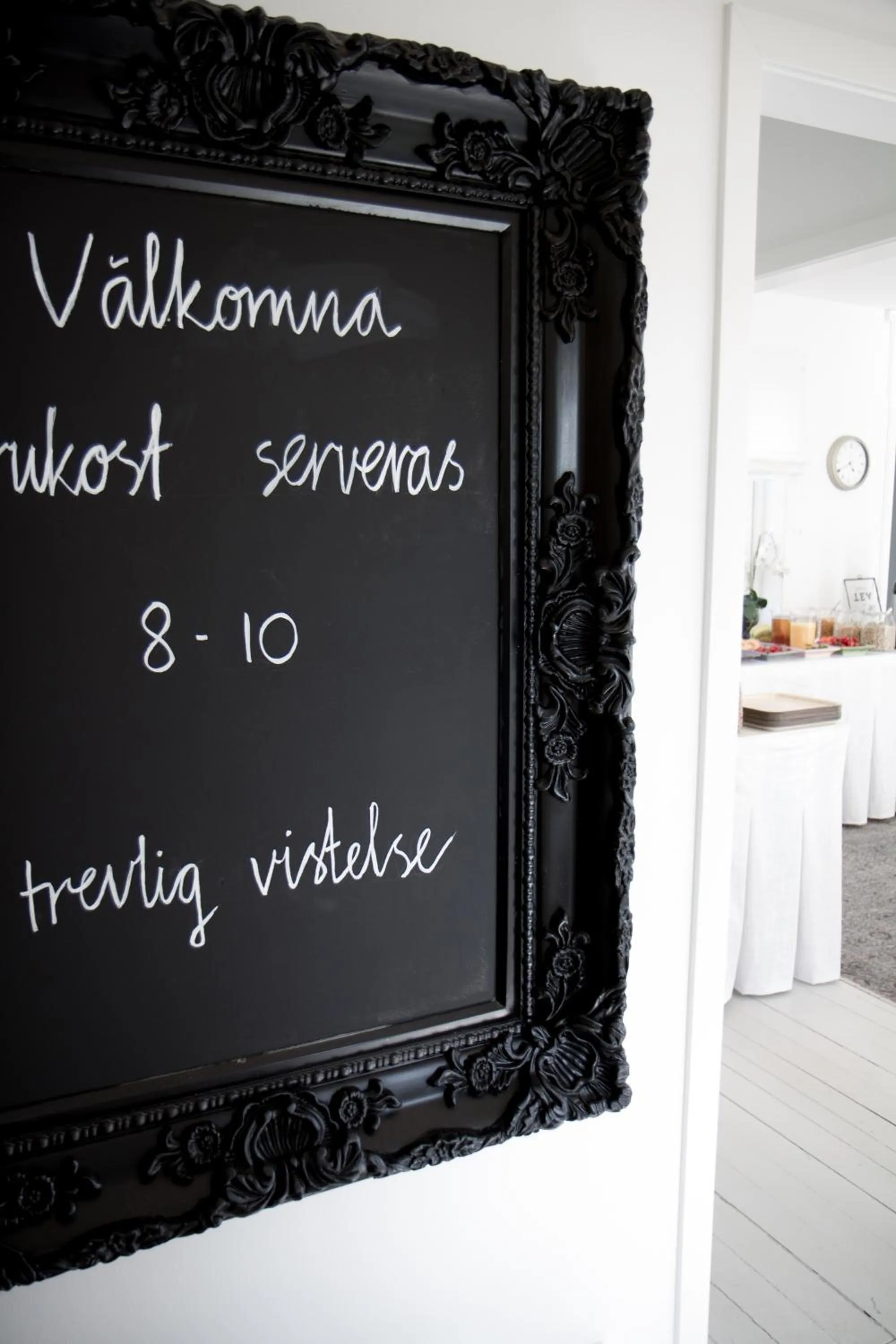 Food and drinks in Sjövillan B&B