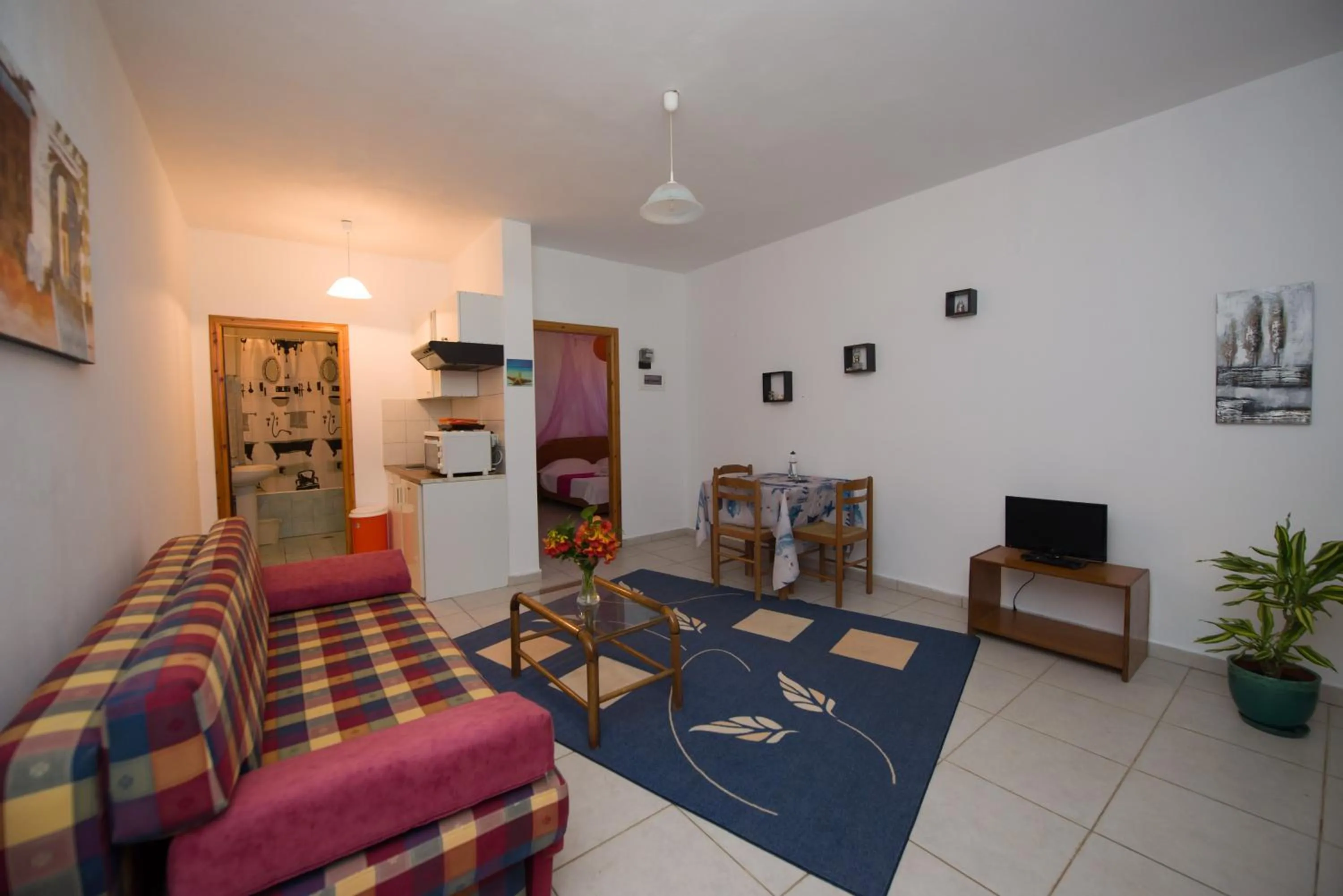 Seating area in S&C Kosmos Beach Resort