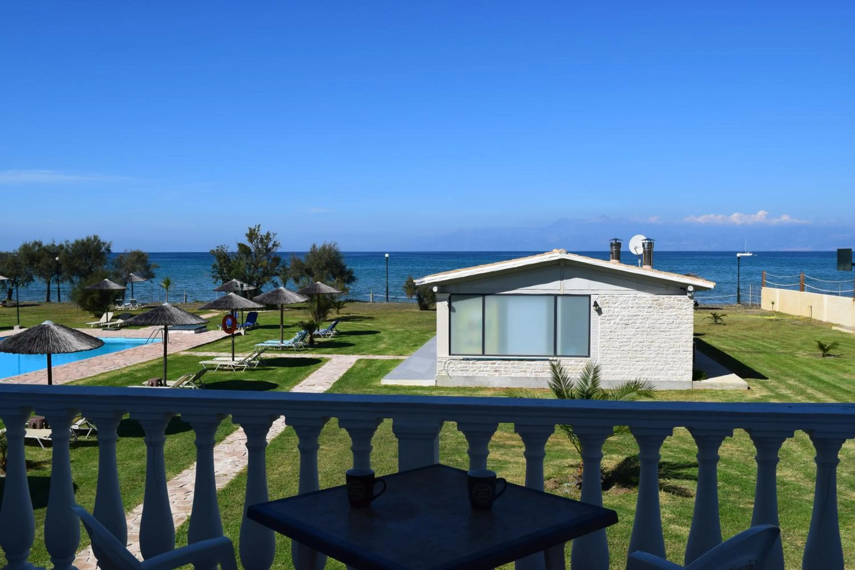 Pool view in S&C Kosmos Beach Resort