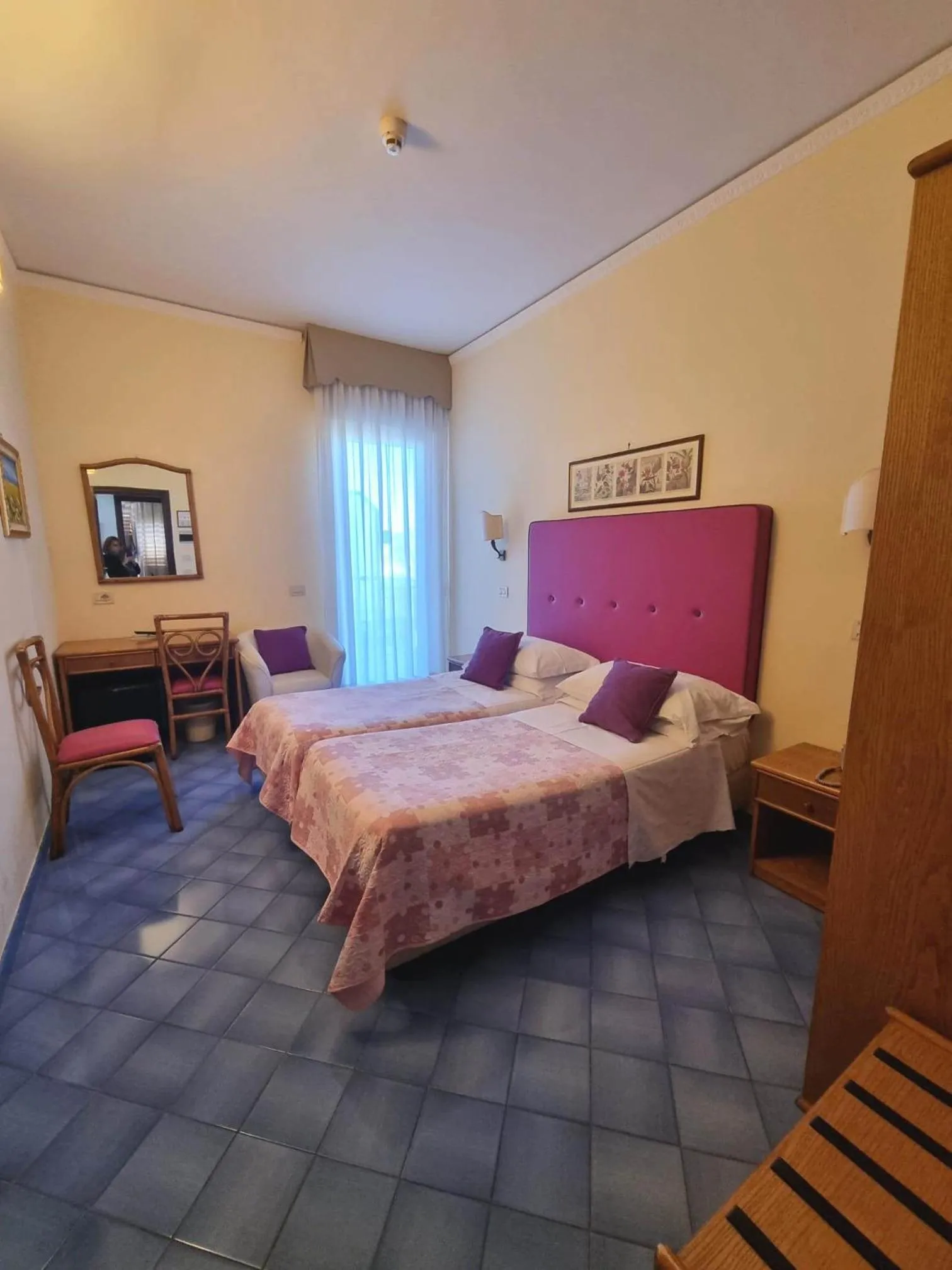 Bed in Hotel Girasole