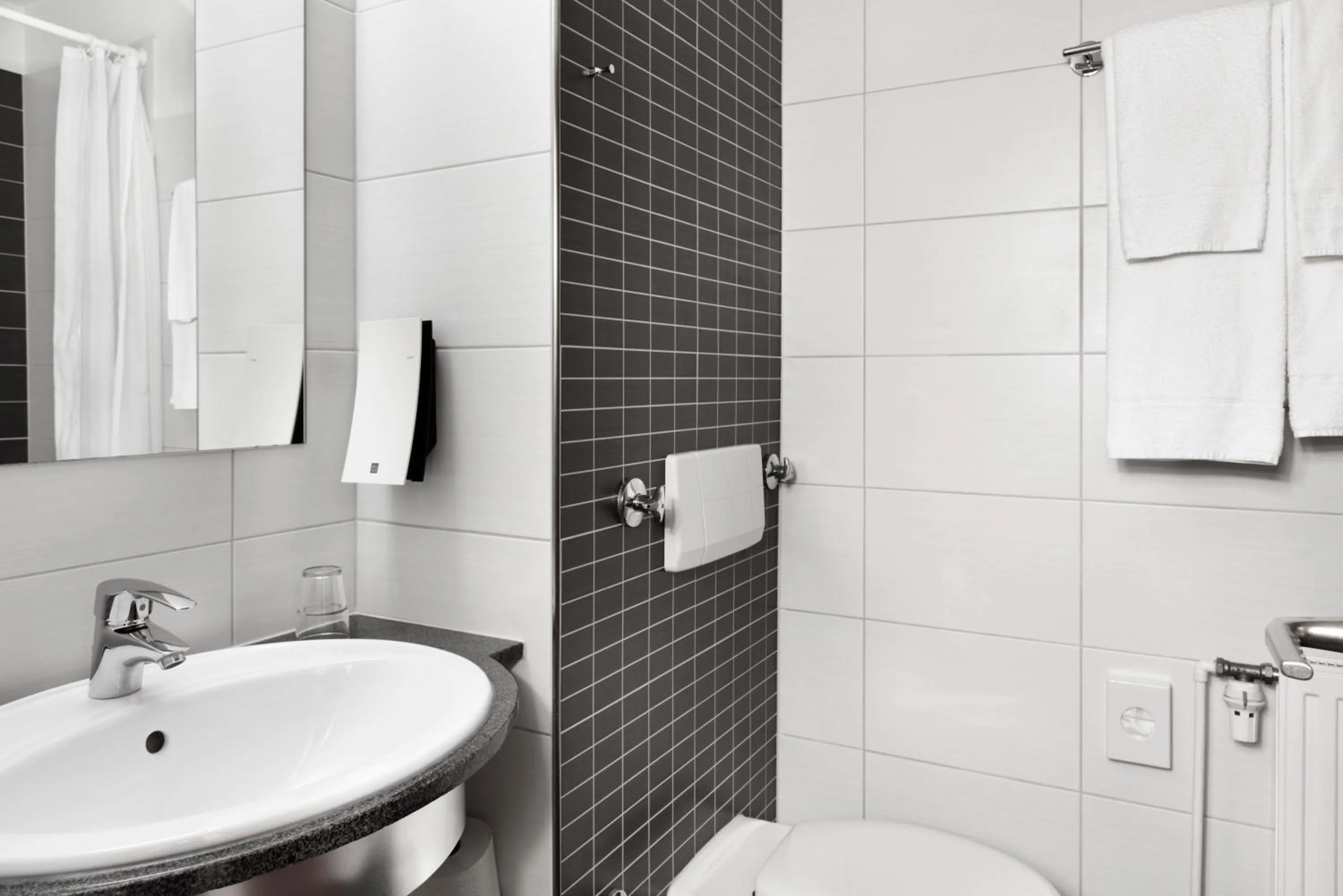 Toilet in Tryp by Wyndham Luebeck Aquamarin