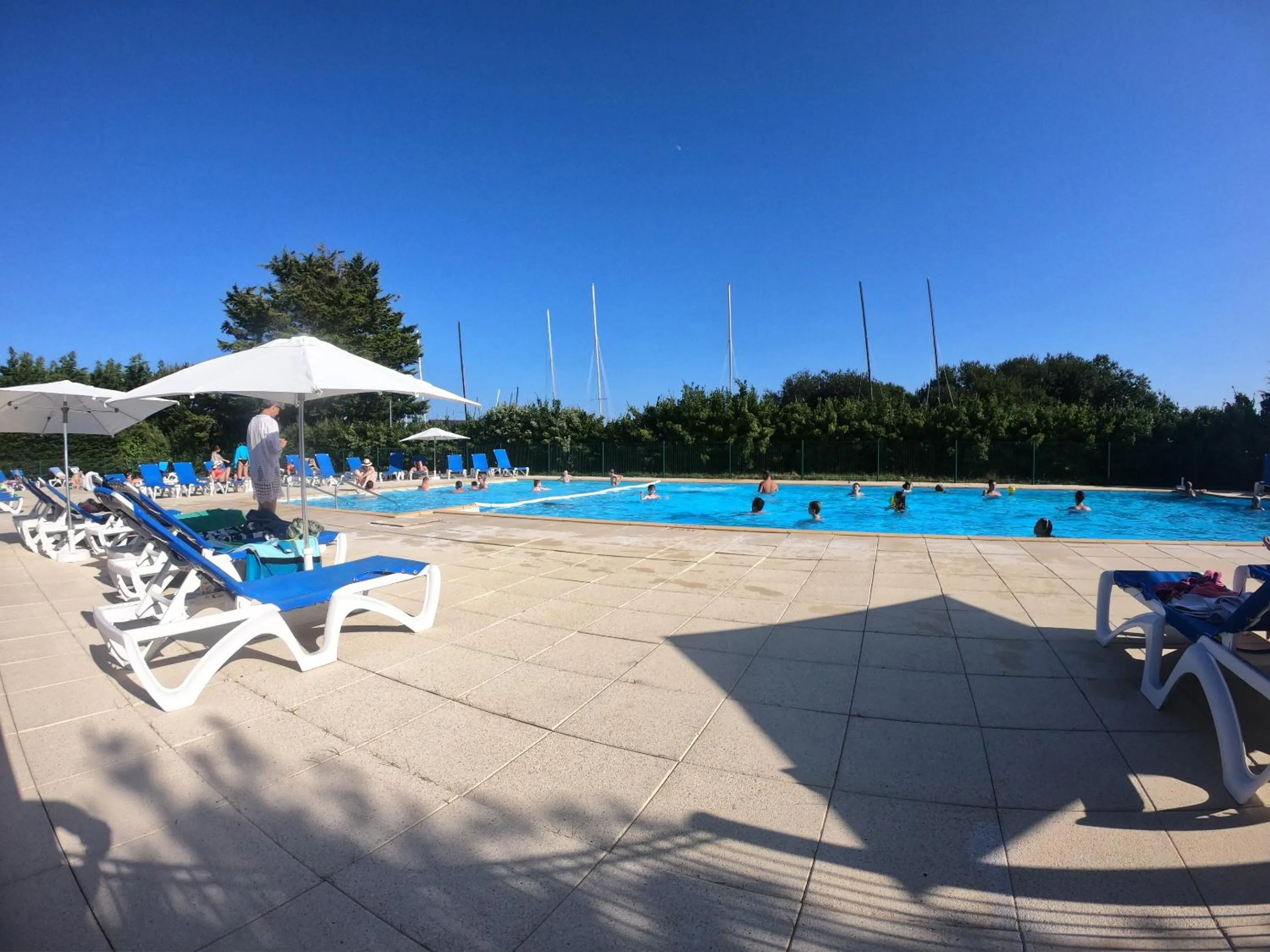 Pool view in Ti Kabanouz