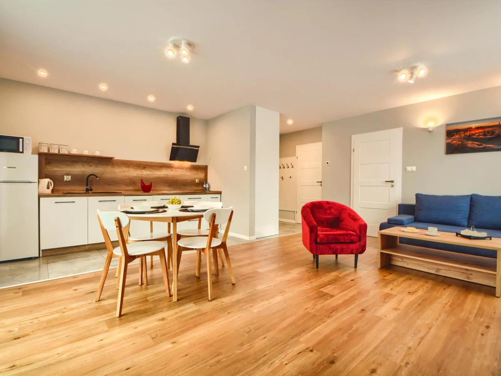 Kitchen or kitchenette in Apartamenty Szarotka