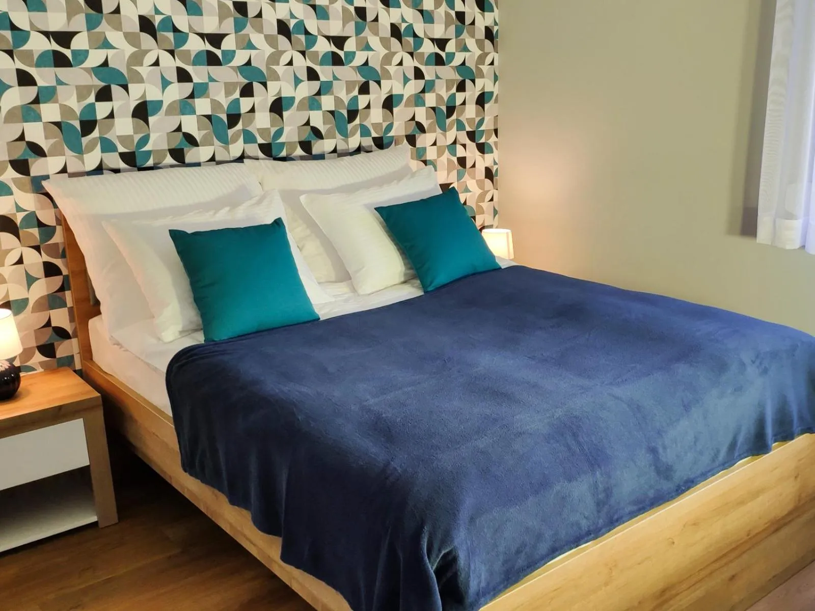 View (from property/room), Bed in Apartamenty Szarotka