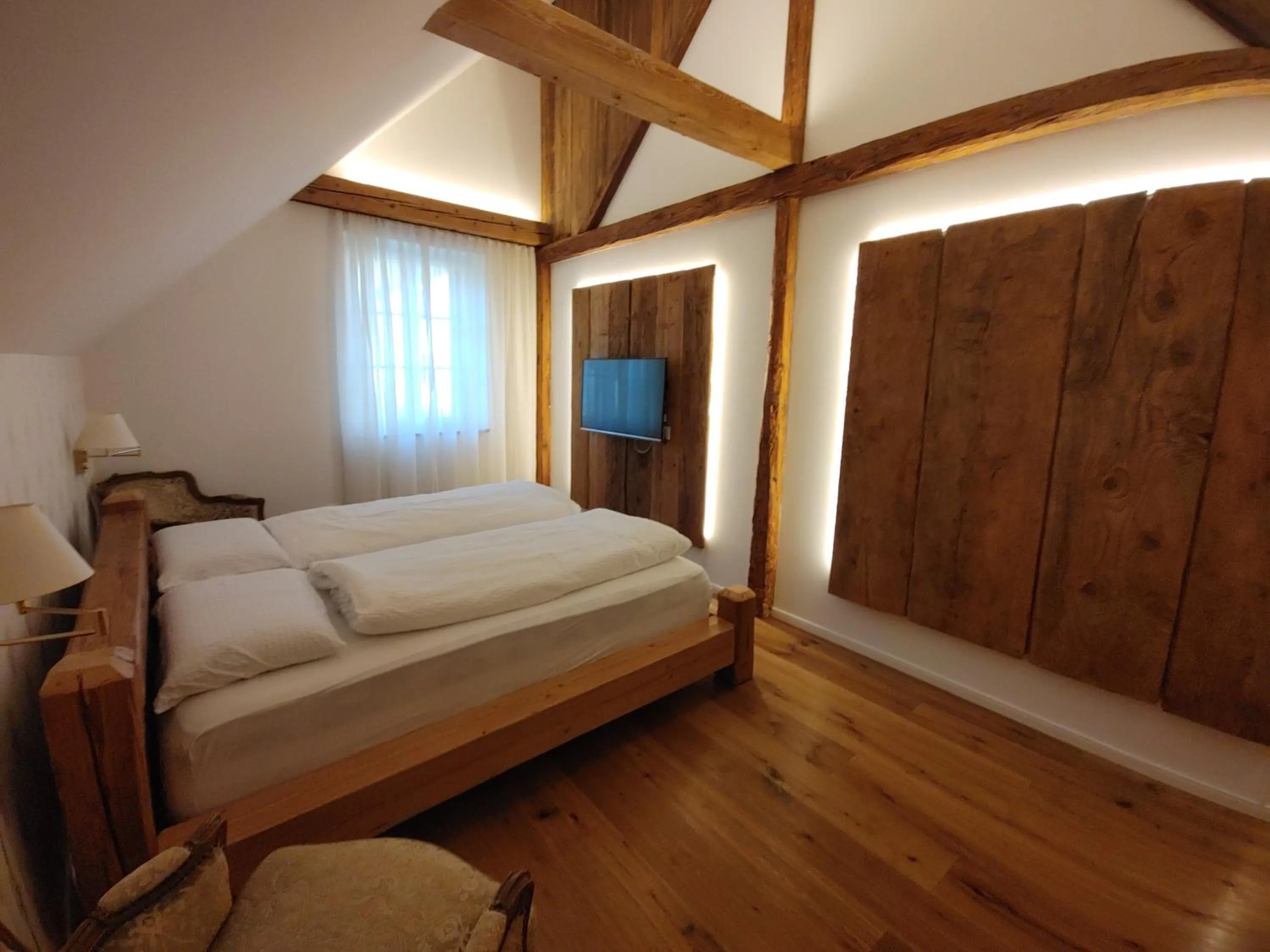 Bed in Landgasthof Roderis