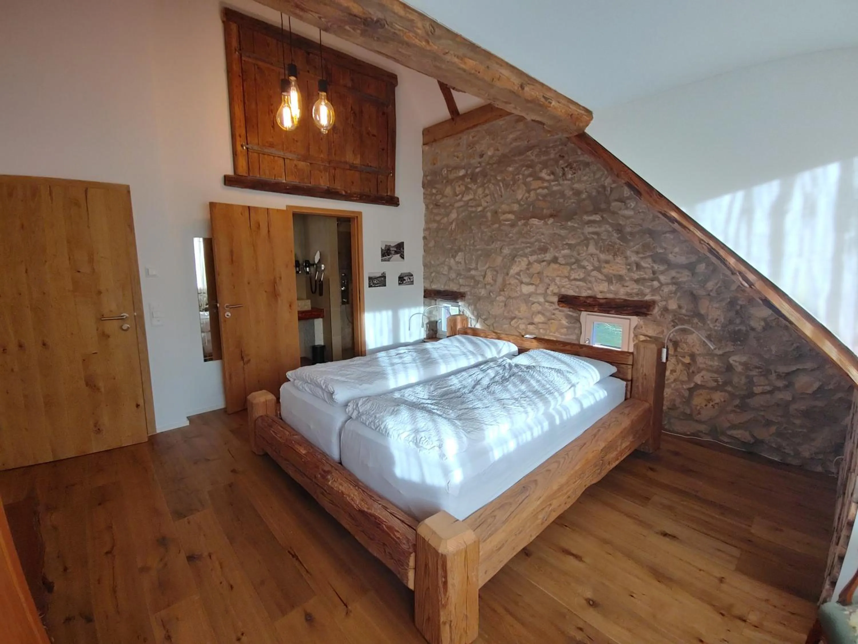 Bed in Landgasthof Roderis
