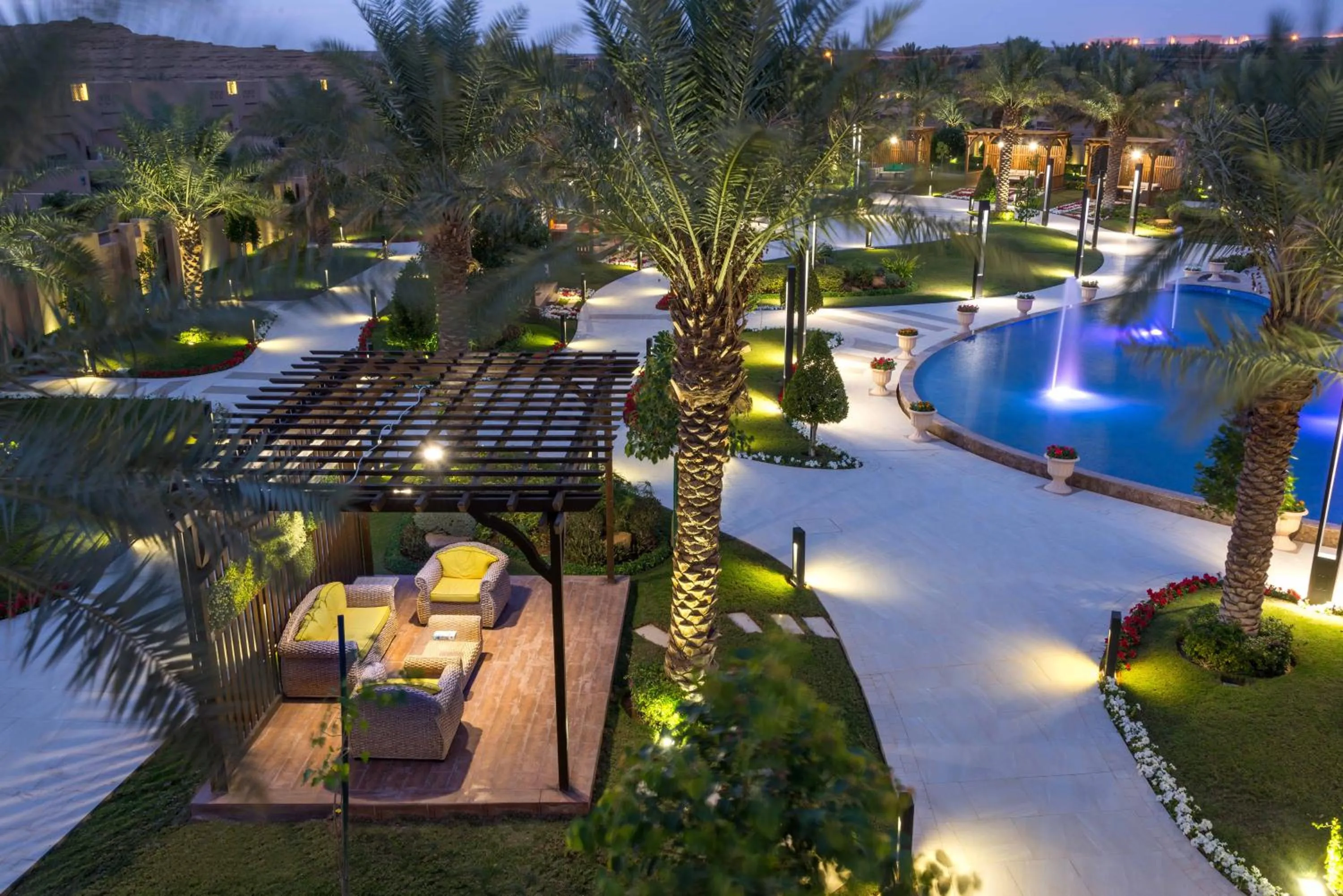 Garden view in Dorat Najd Resort