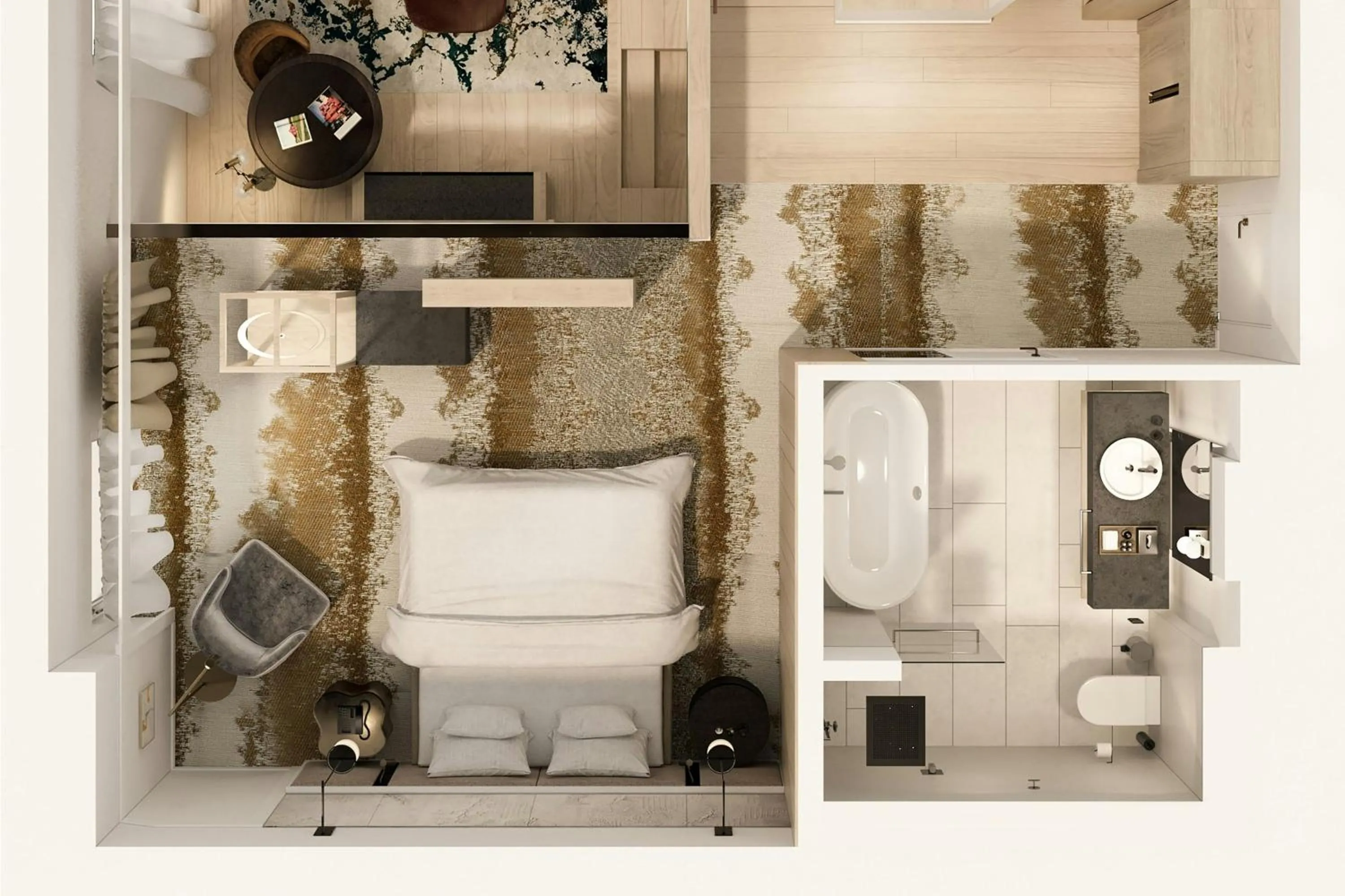 Photo of the whole room in The Westin Grand Frankfurt