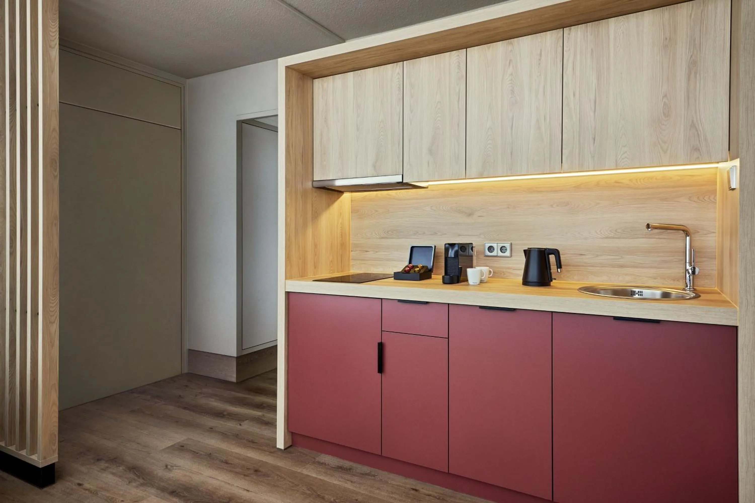 Kitchen or kitchenette in Sheraton Frankfurt Airport Hotel & Conference Center