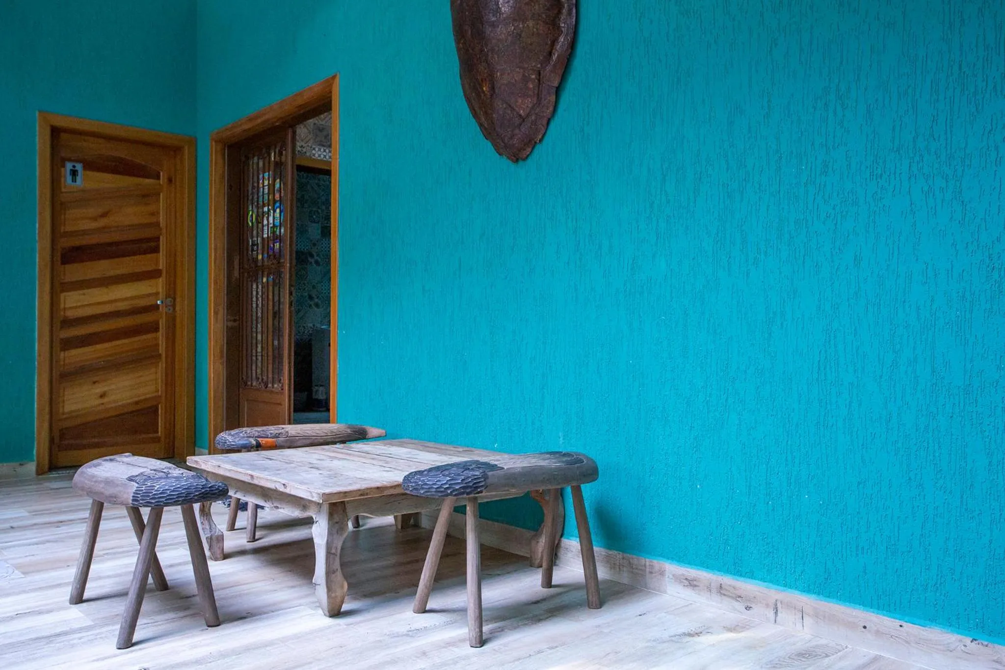 Inner courtyard view in Pousada Guarubela Veloso