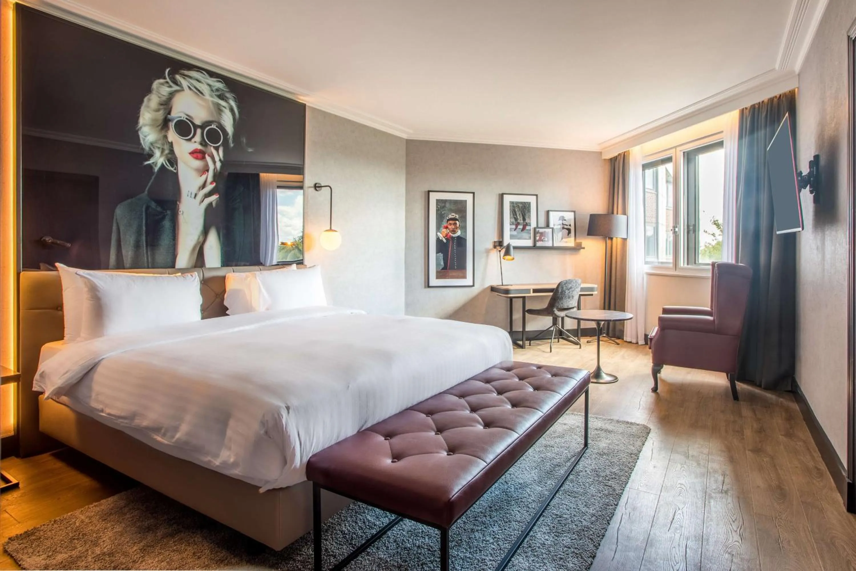 Photo of the whole room, Bed in Radisson RED London Heathrow