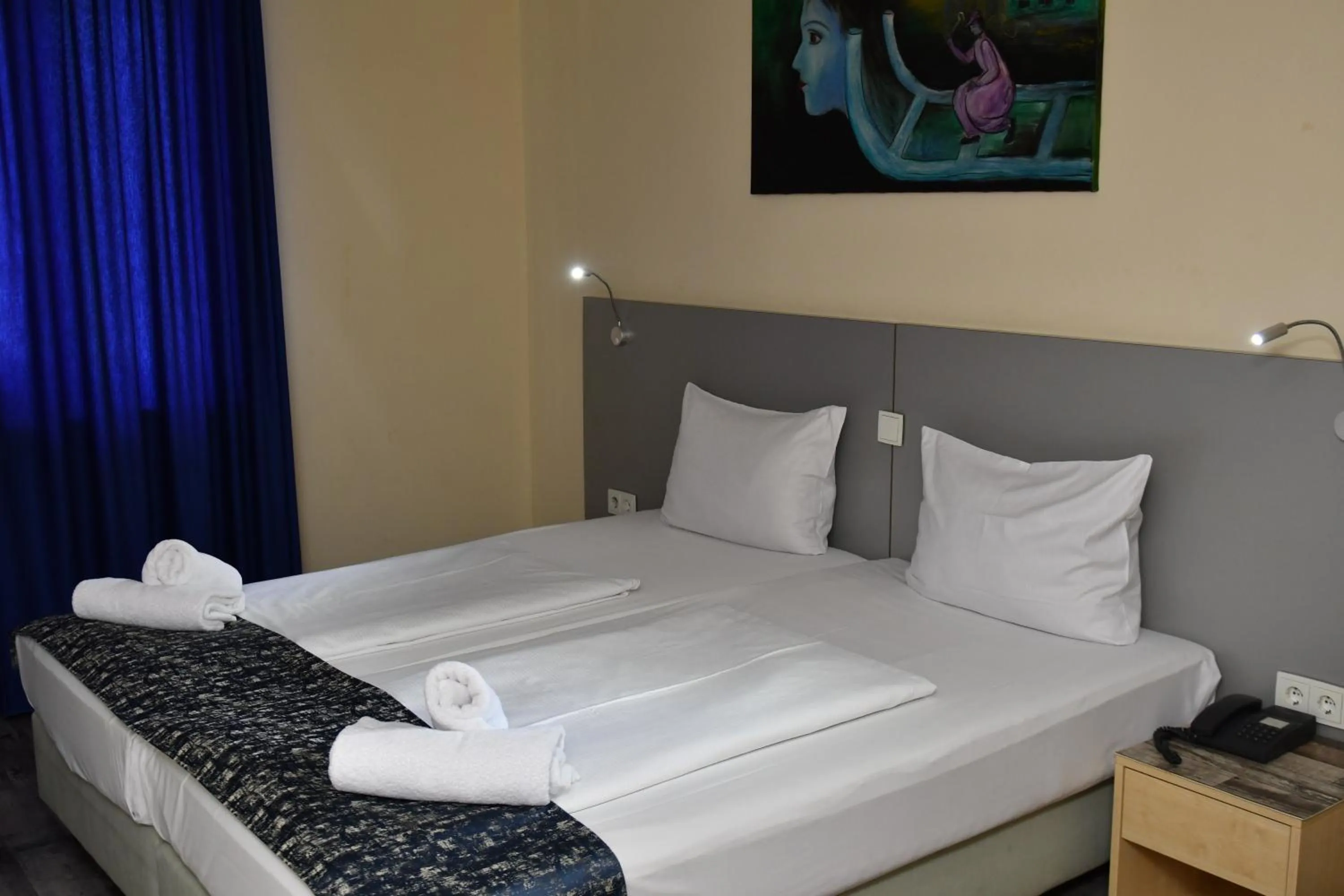 Bed in Hotel Münchner Hof