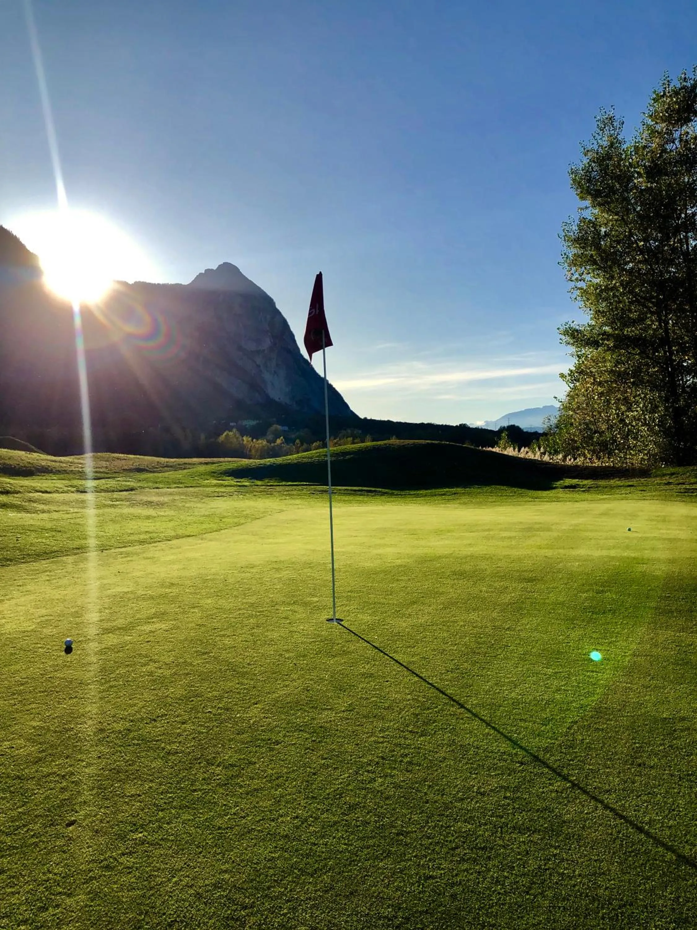 Natural landscape in Links Leuk Golfresort