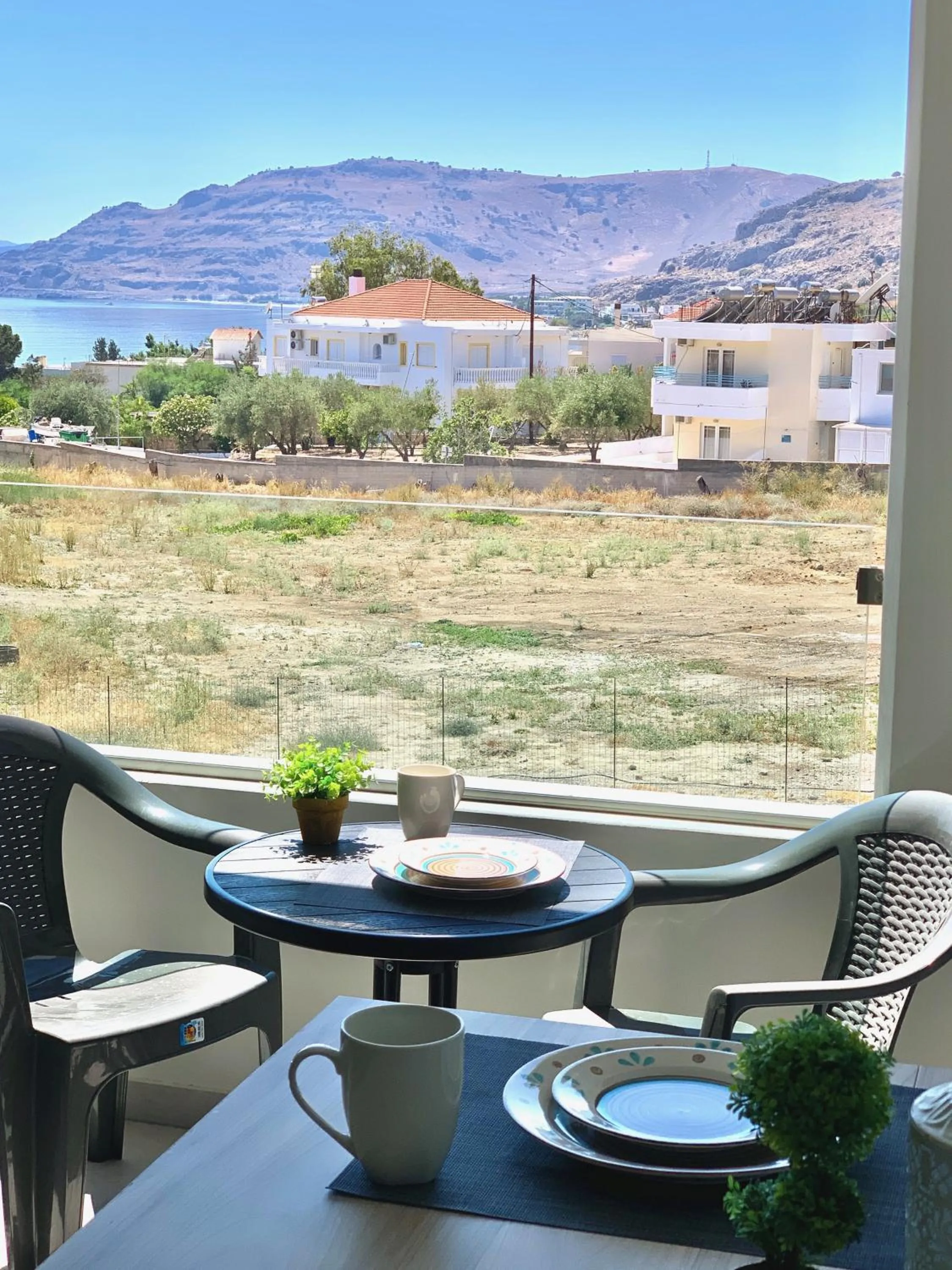 Garden view in Pals Studios Pefkos