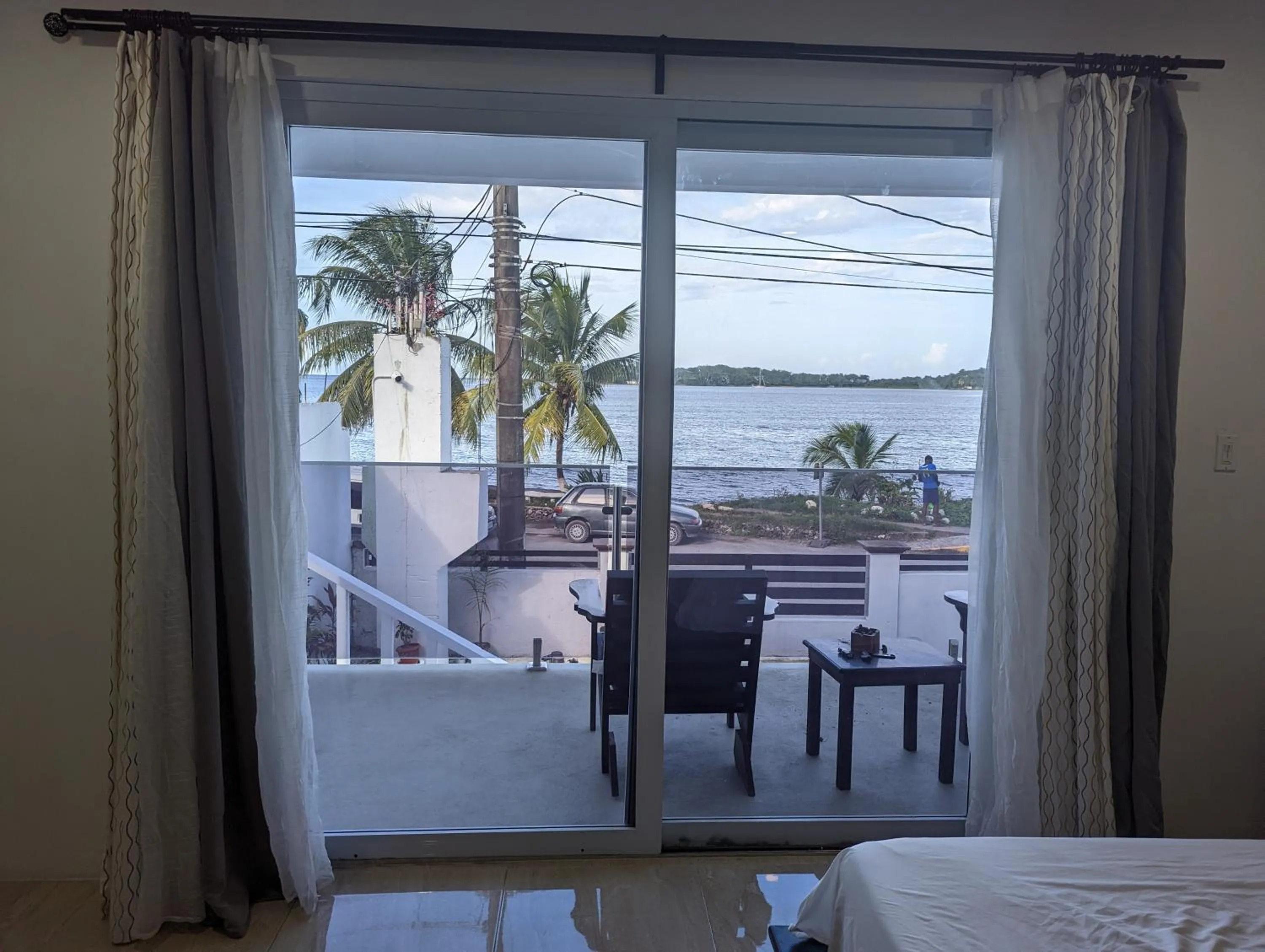 Balcony/Terrace, Bed in Inn The Town