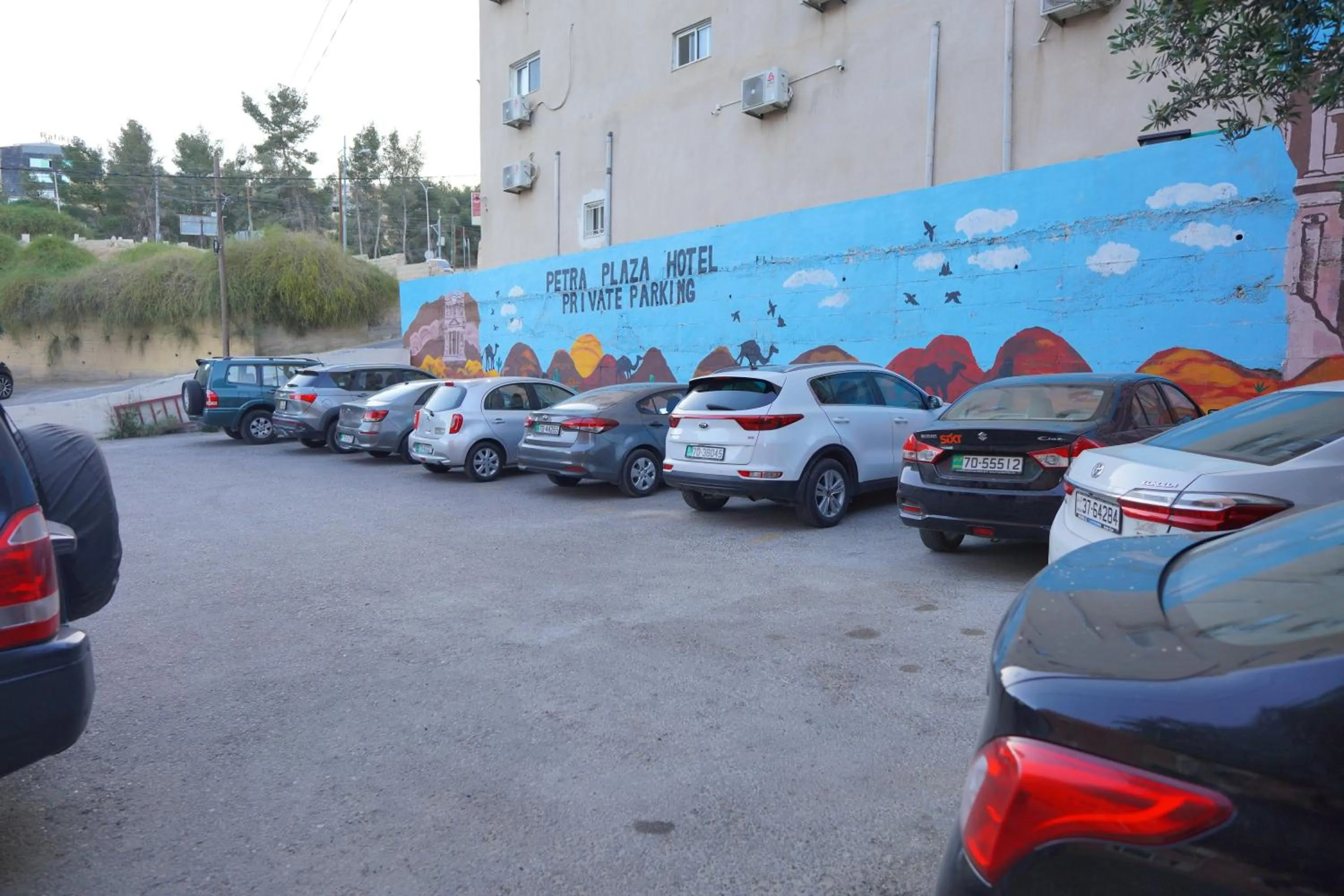 Parking in Petra Plaza Hotel