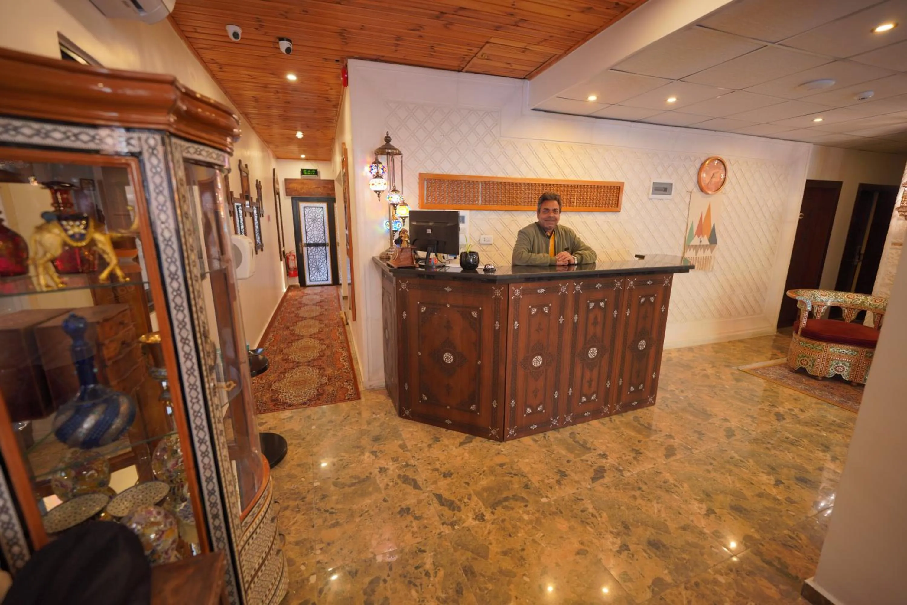 Lobby or reception in Petra Plaza Hotel