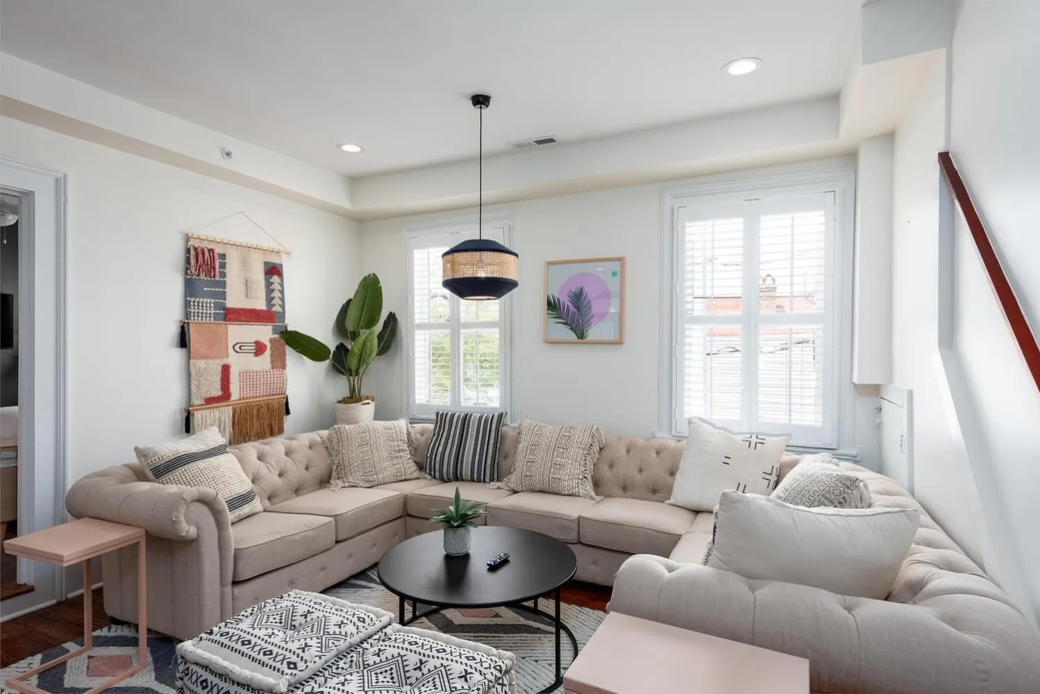 Living room in The Quarters on Spring