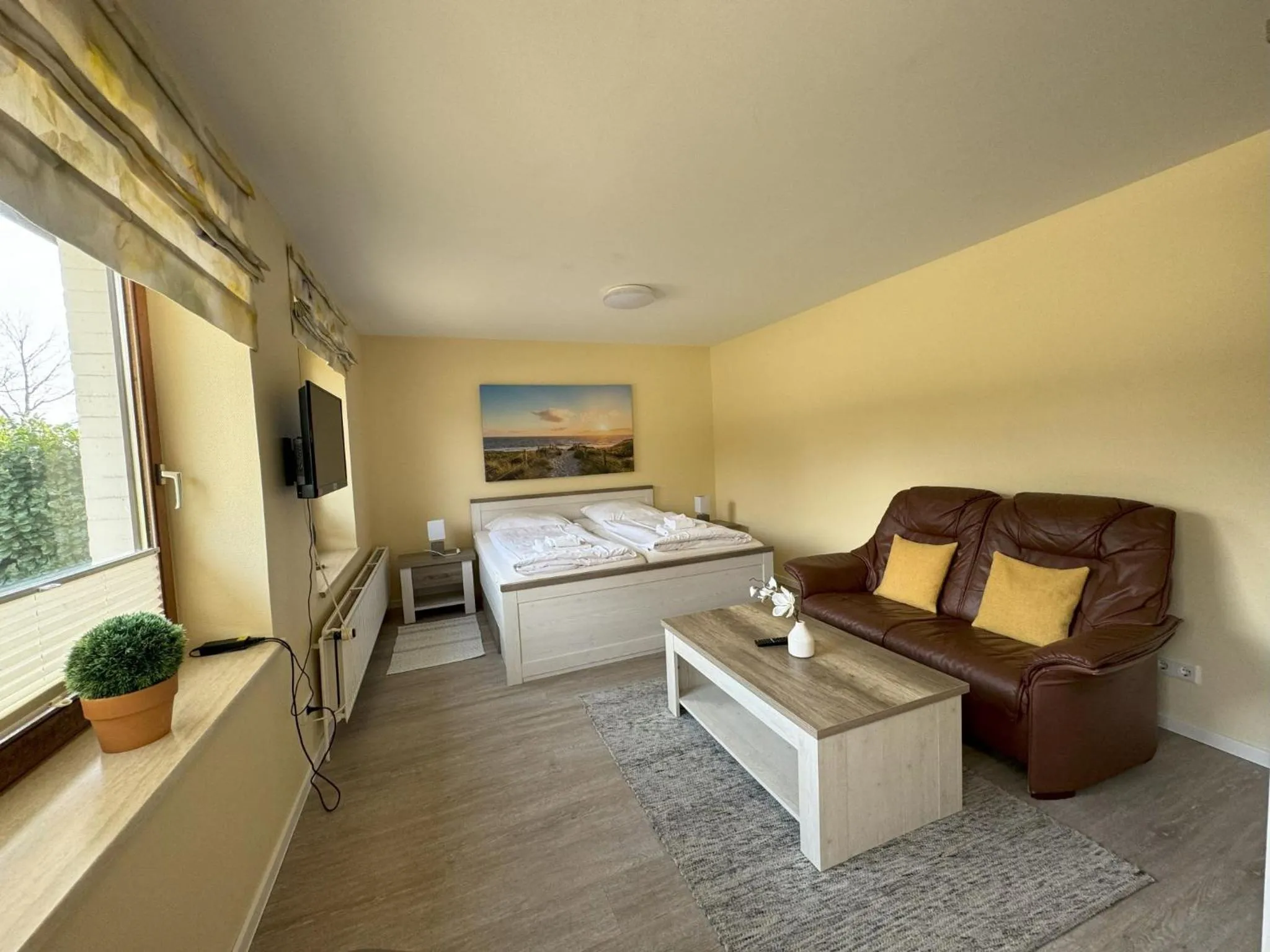 Bedroom, Bed in Reiterhof Wollesen