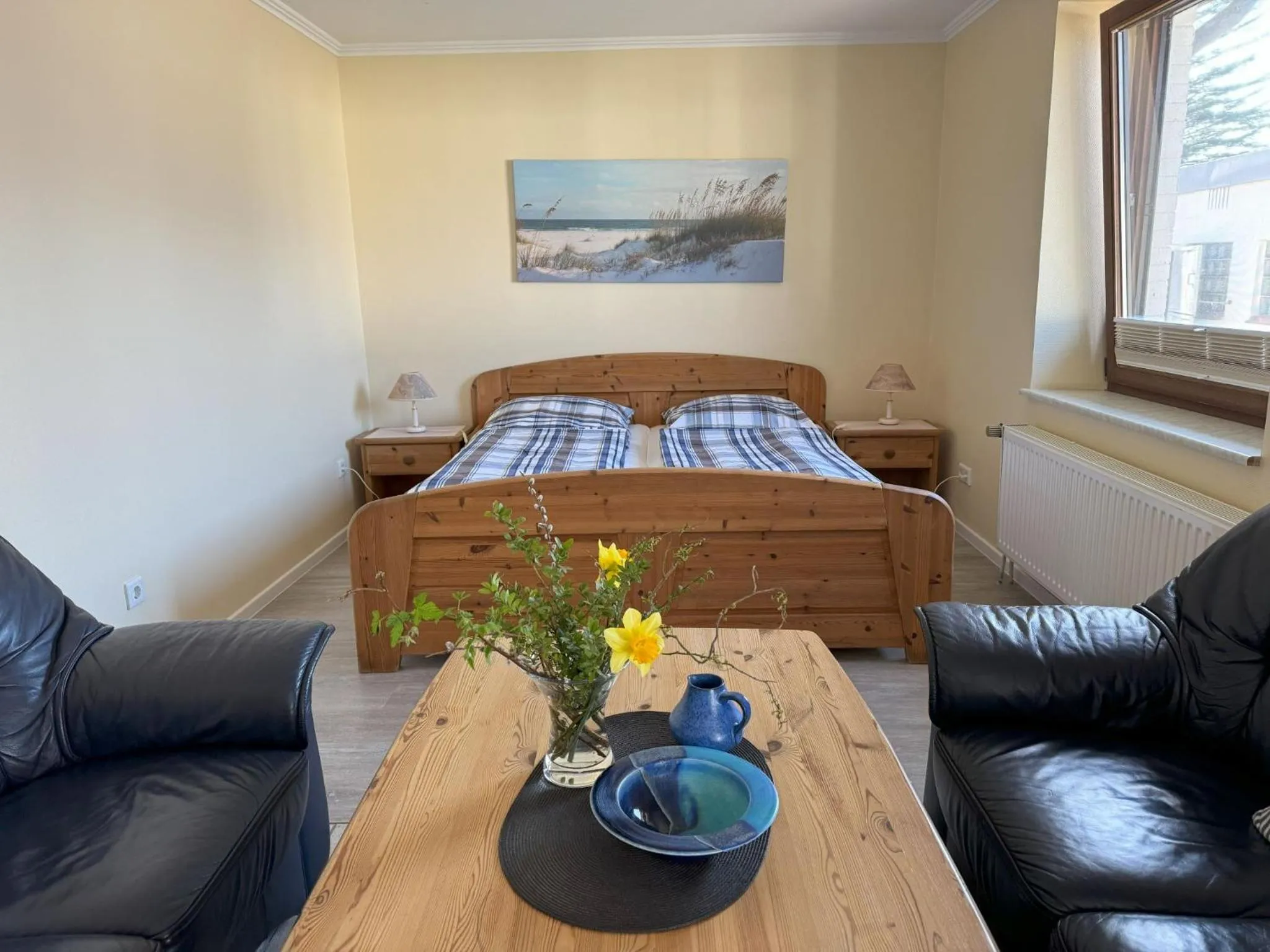 Bedroom, Bed in Reiterhof Wollesen