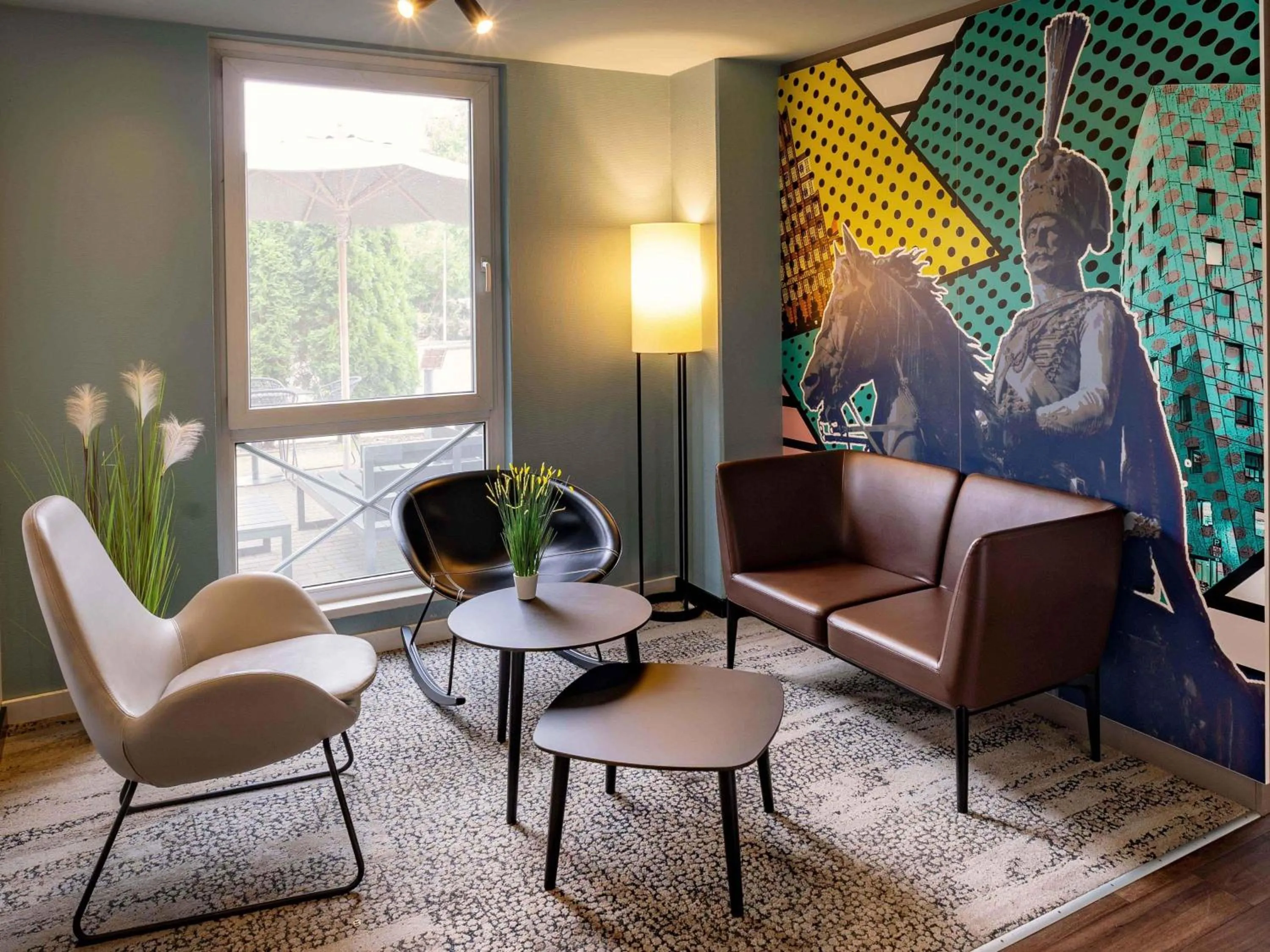 Lobby or reception in B&B Hotel Hannover-Lahe