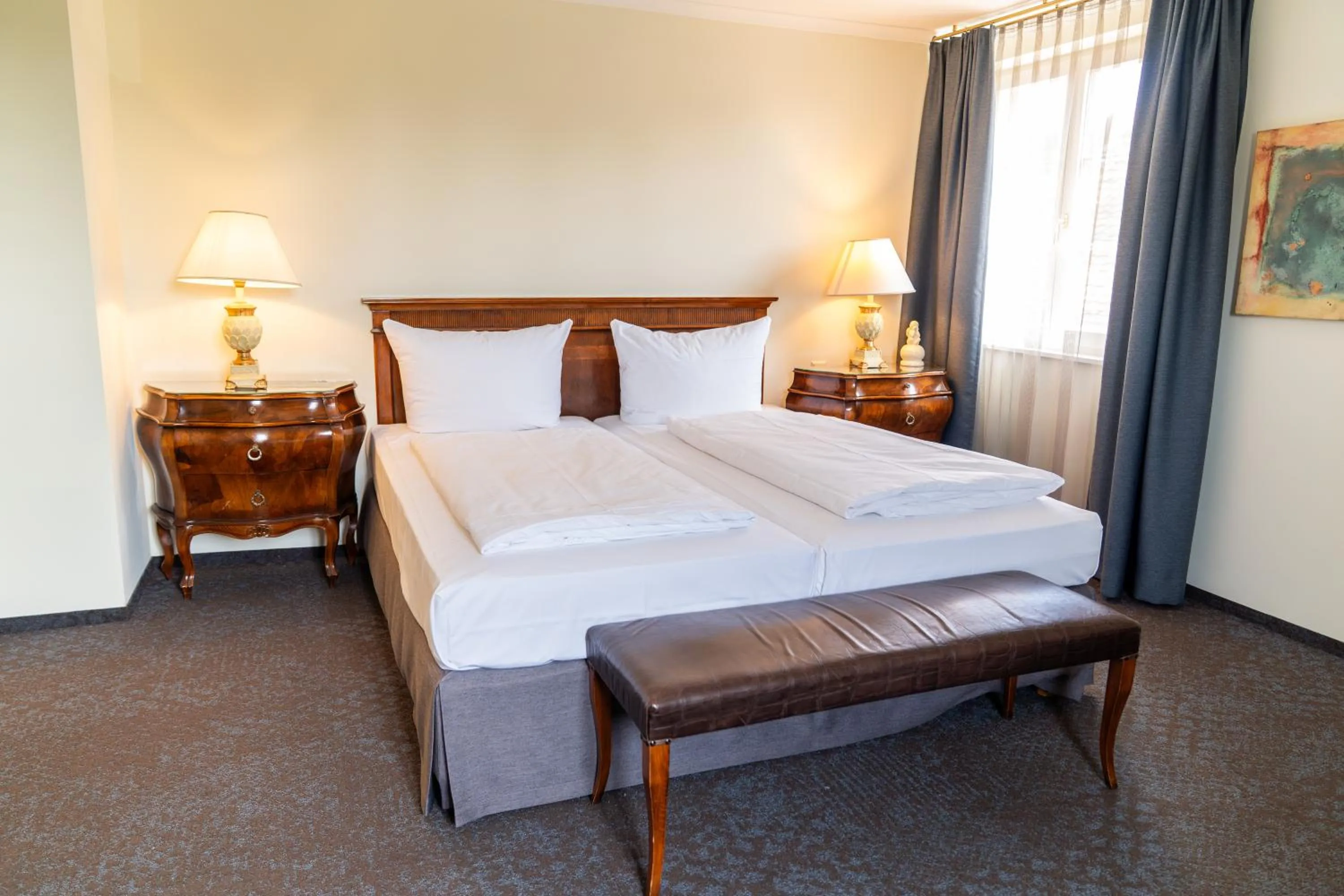 Bedroom, Bed in Schloss Reinach