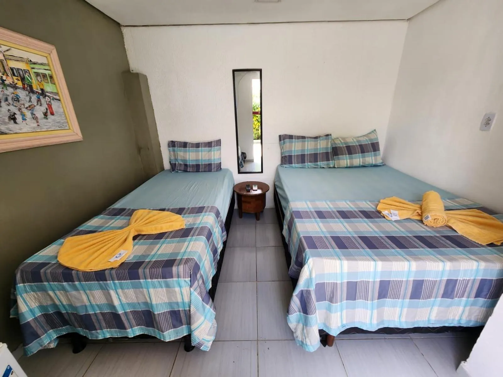 Bed in Casa do Meio Pousada