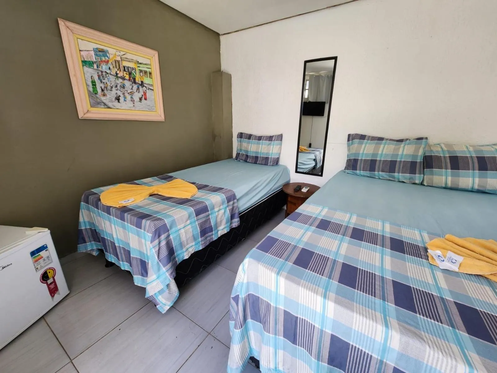 Bed in Casa do Meio Pousada