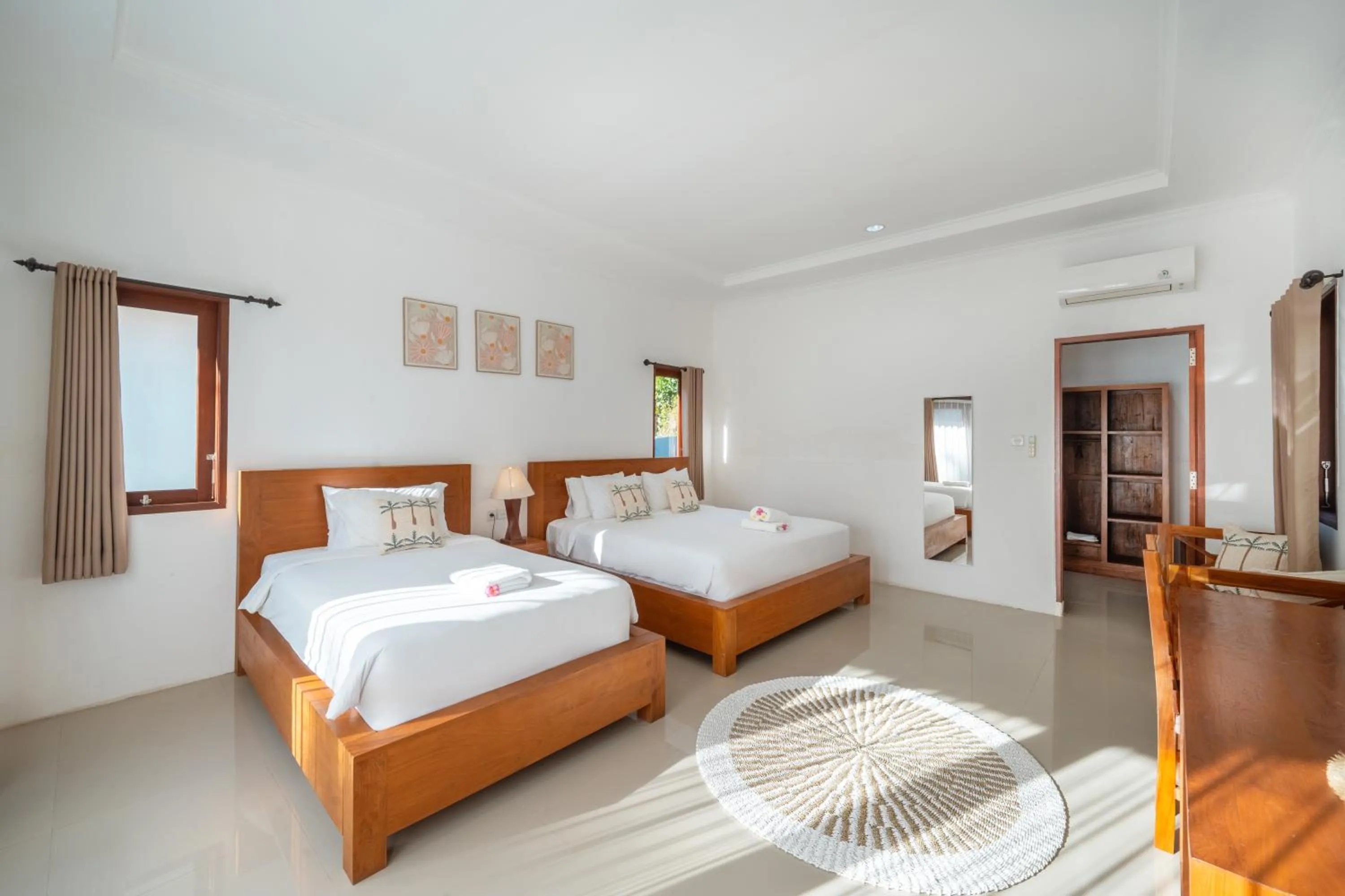 Bed in Nusa Indah Onai Hotel