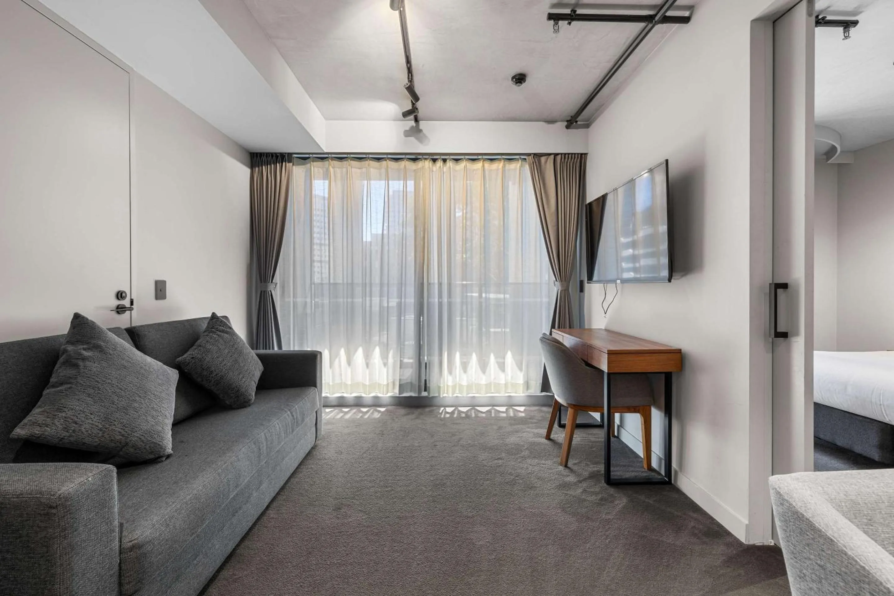 Bedroom, Bed in Clarion Apartments South Melbourne