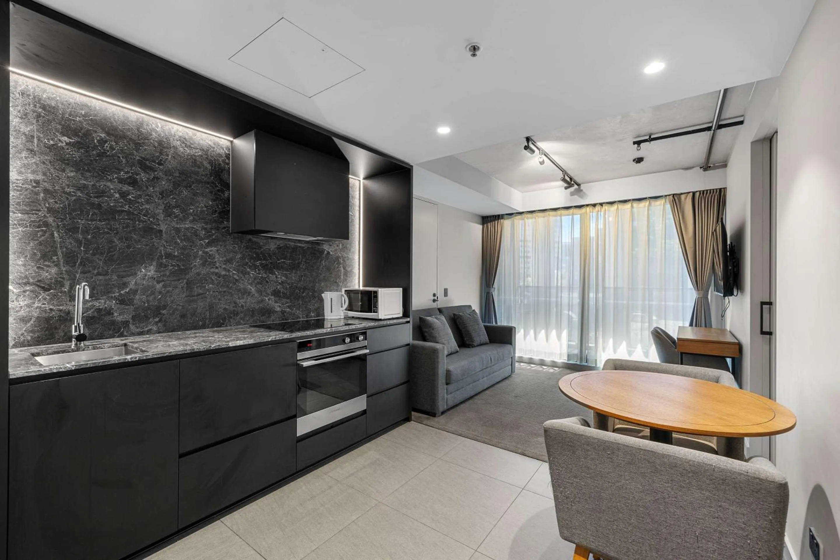 Bedroom in Clarion Apartments South Melbourne