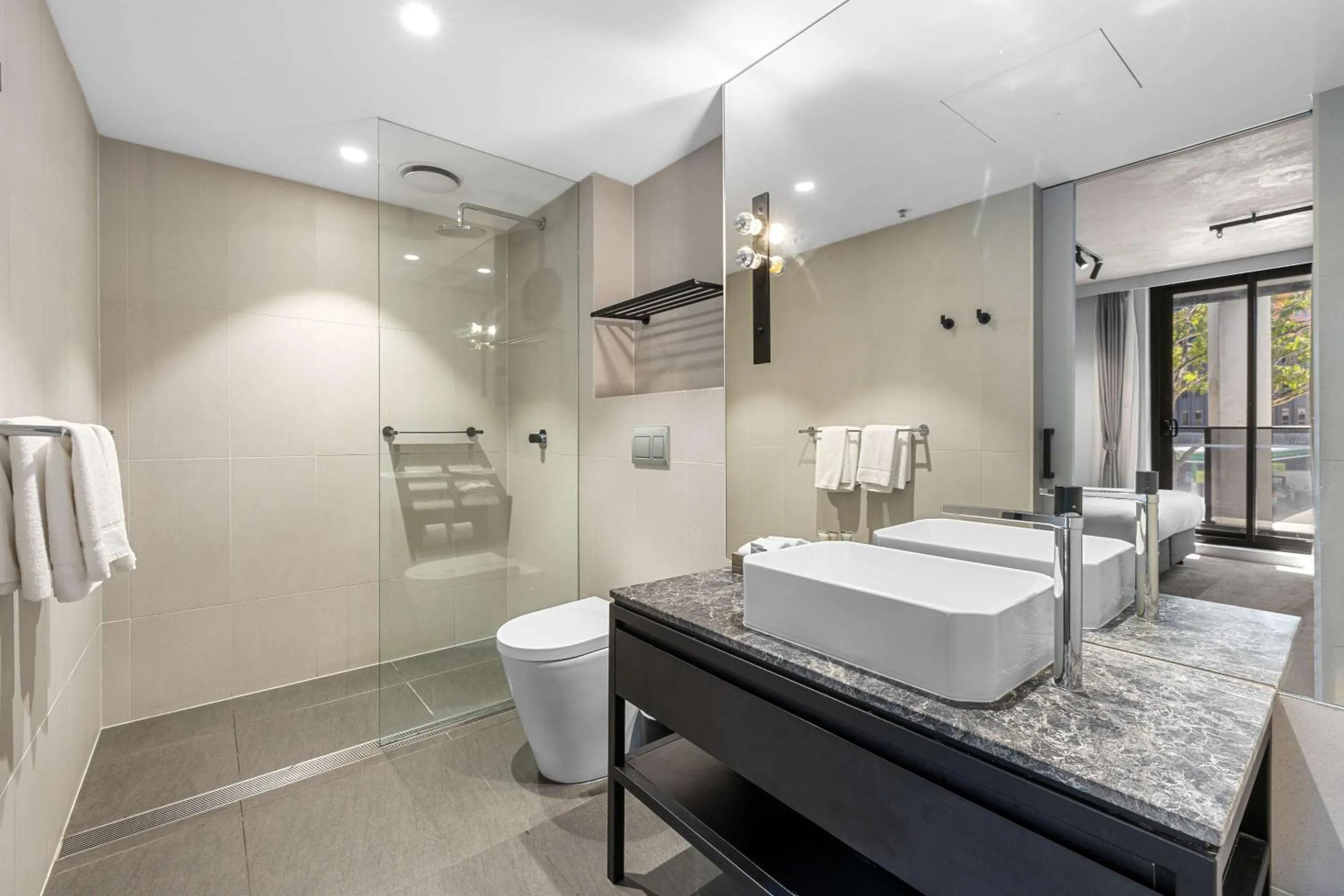 Bedroom in Clarion Apartments South Melbourne