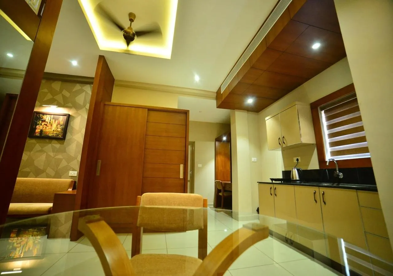 Living room in Hotel Priya