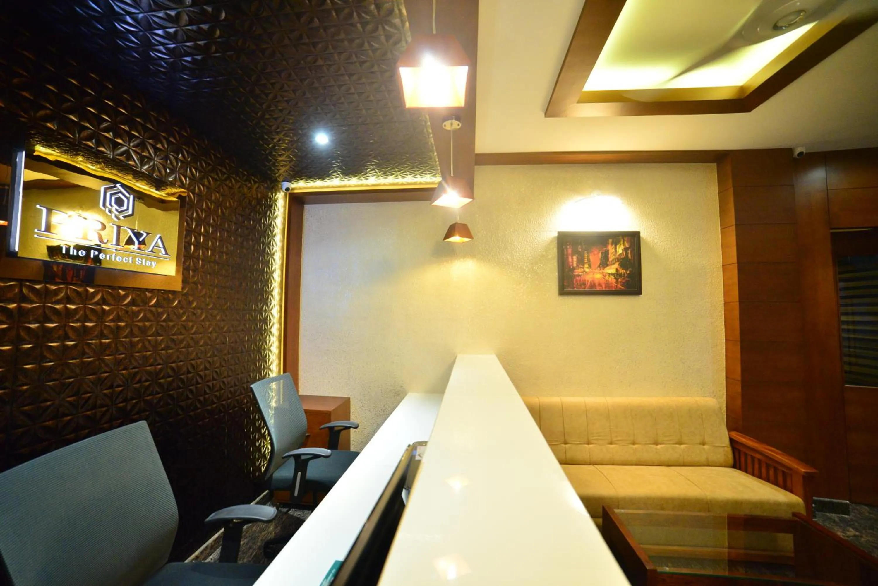 Lobby or reception in Hotel Priya