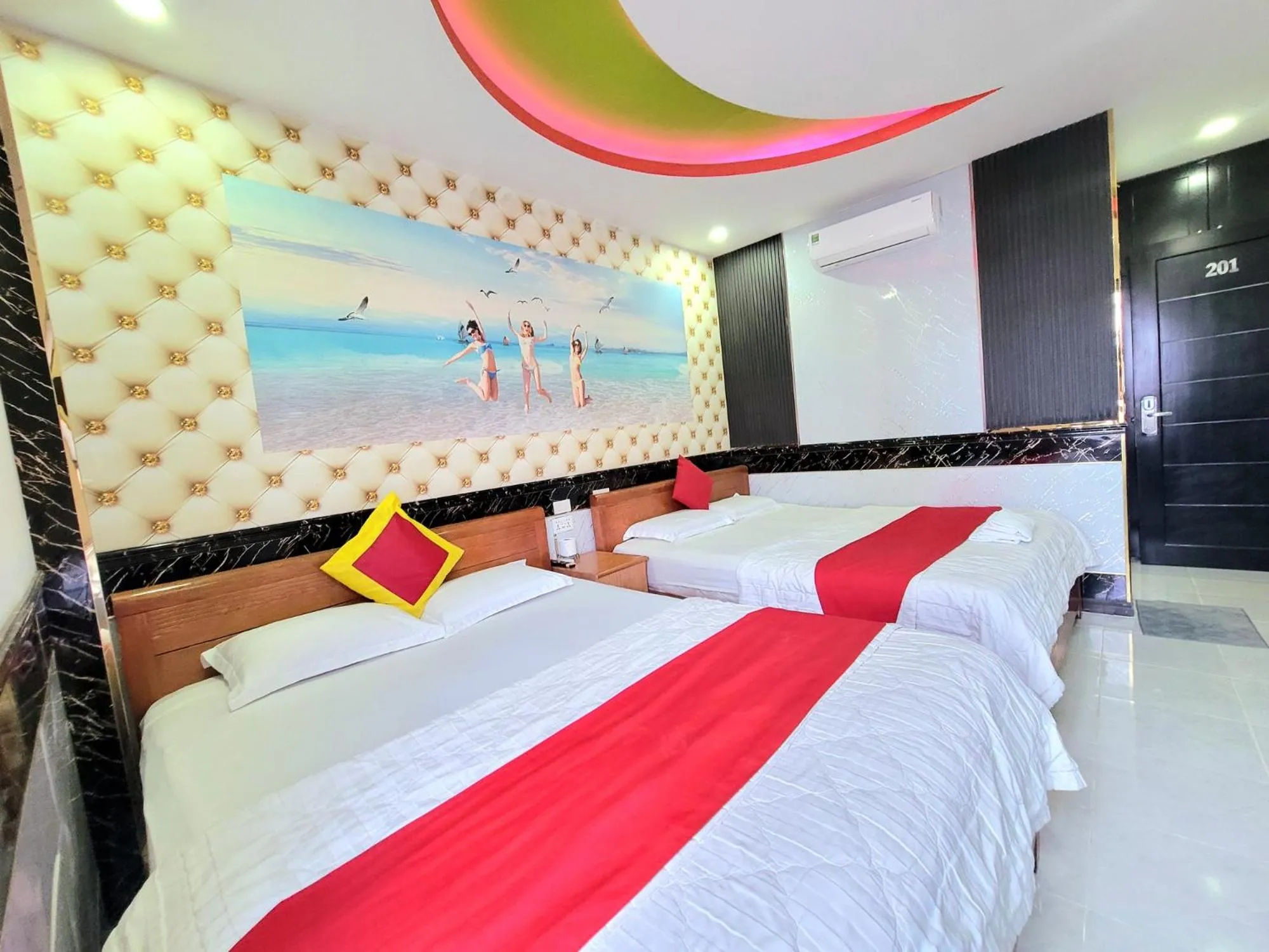 Bed in Thiem Thanh Hotel