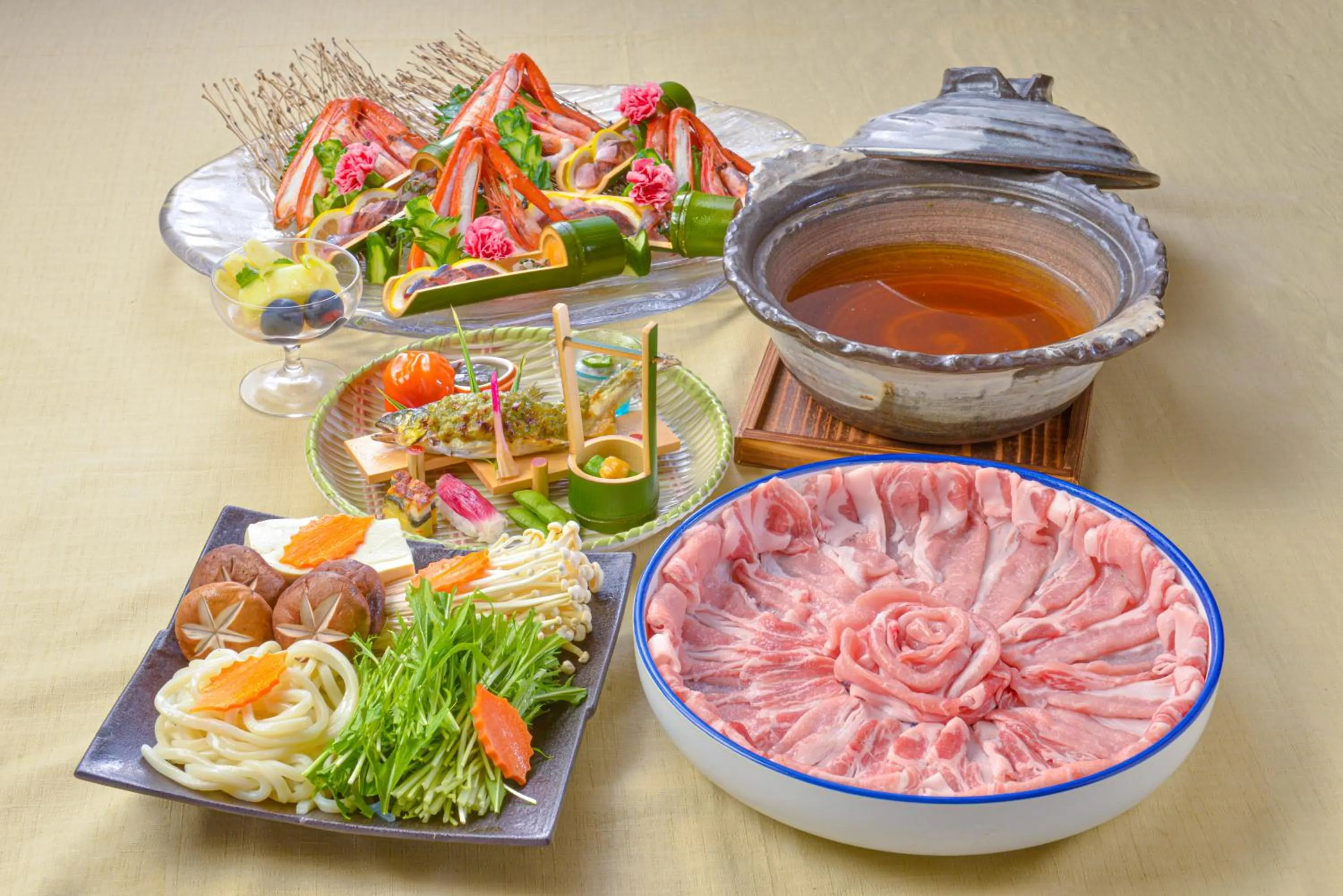 Food in The Gran Resort Kinosaki