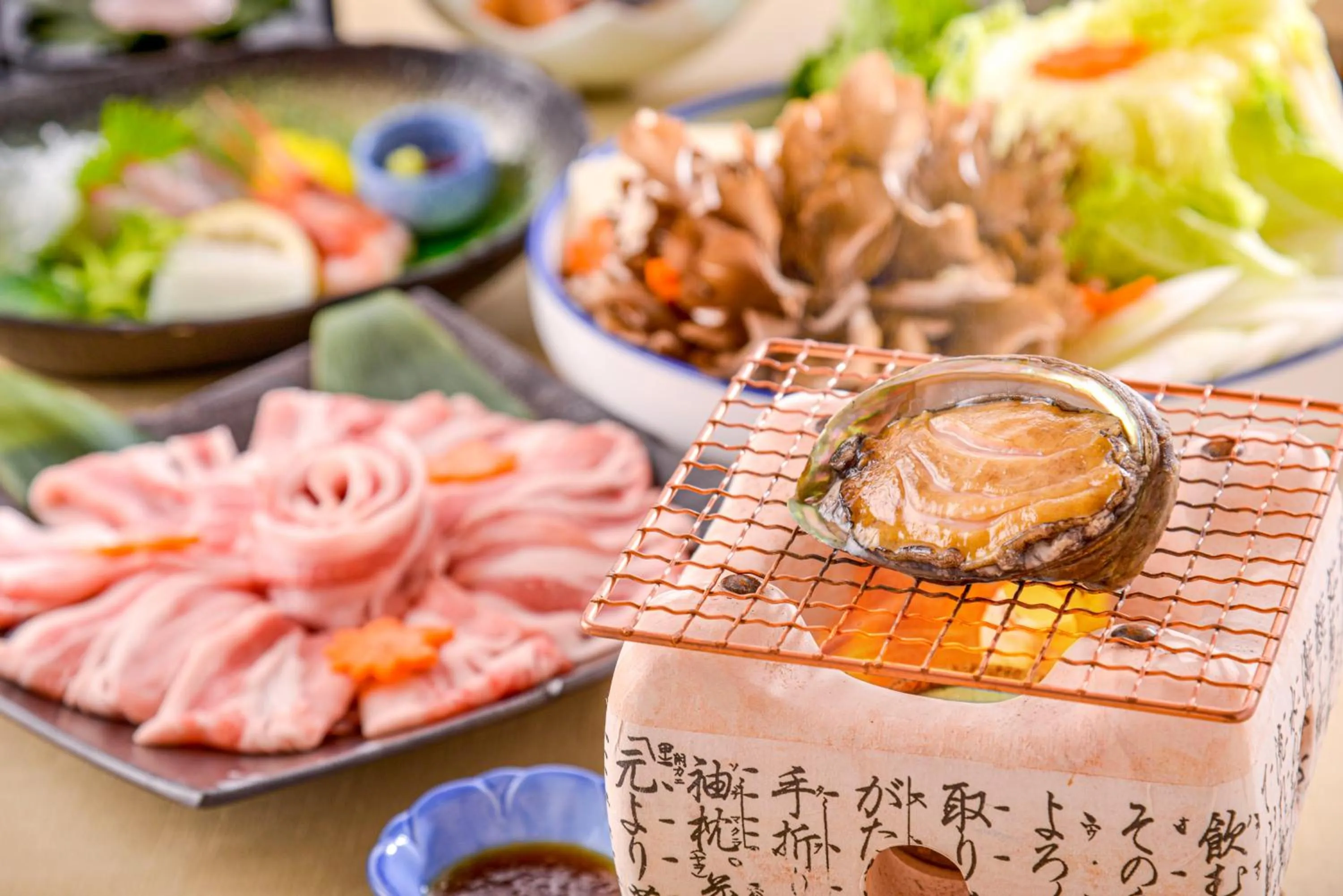 Food close-up in The Gran Resort Kinosaki