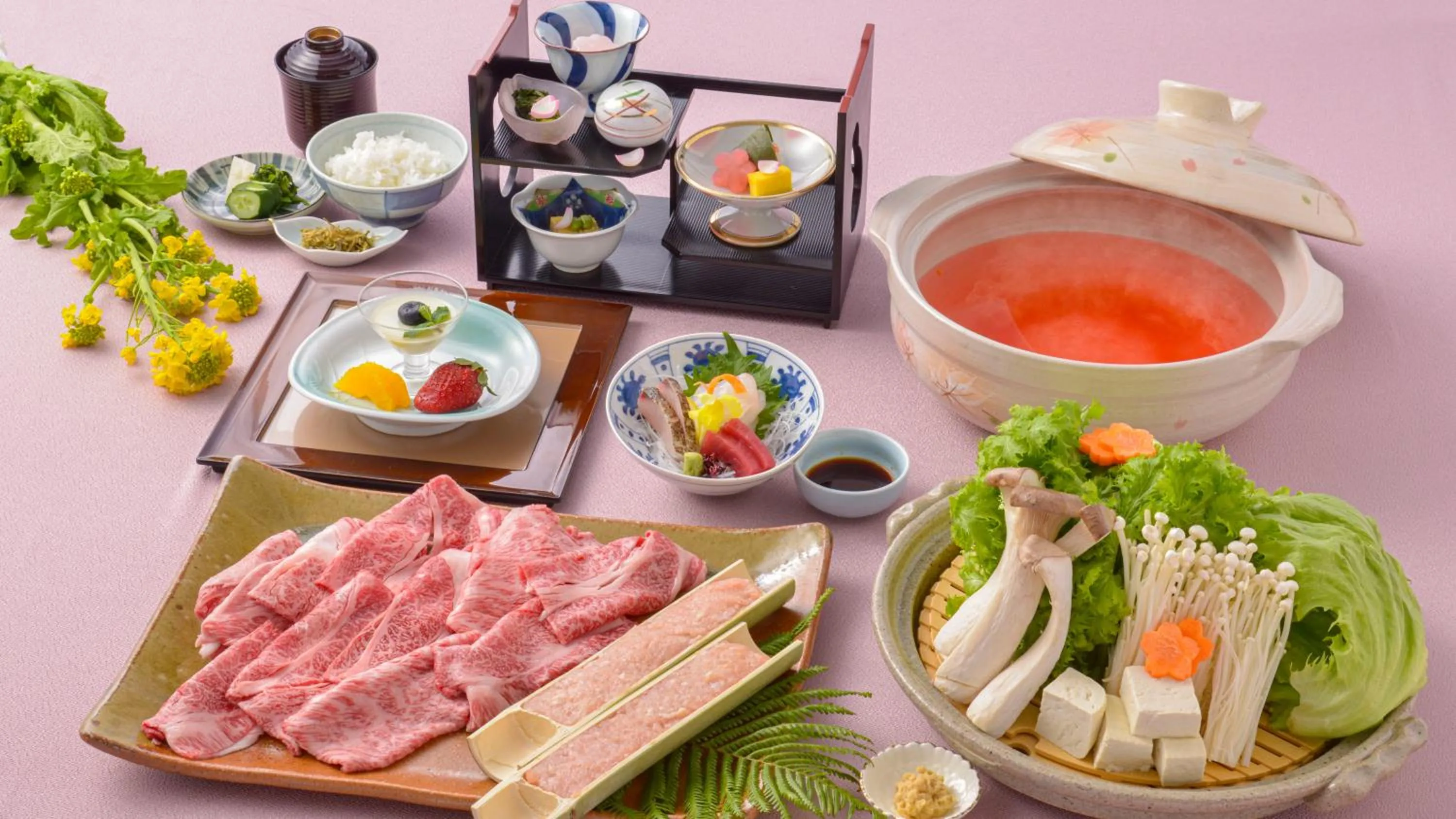 Food in The Gran Resort Elegante Shirahama