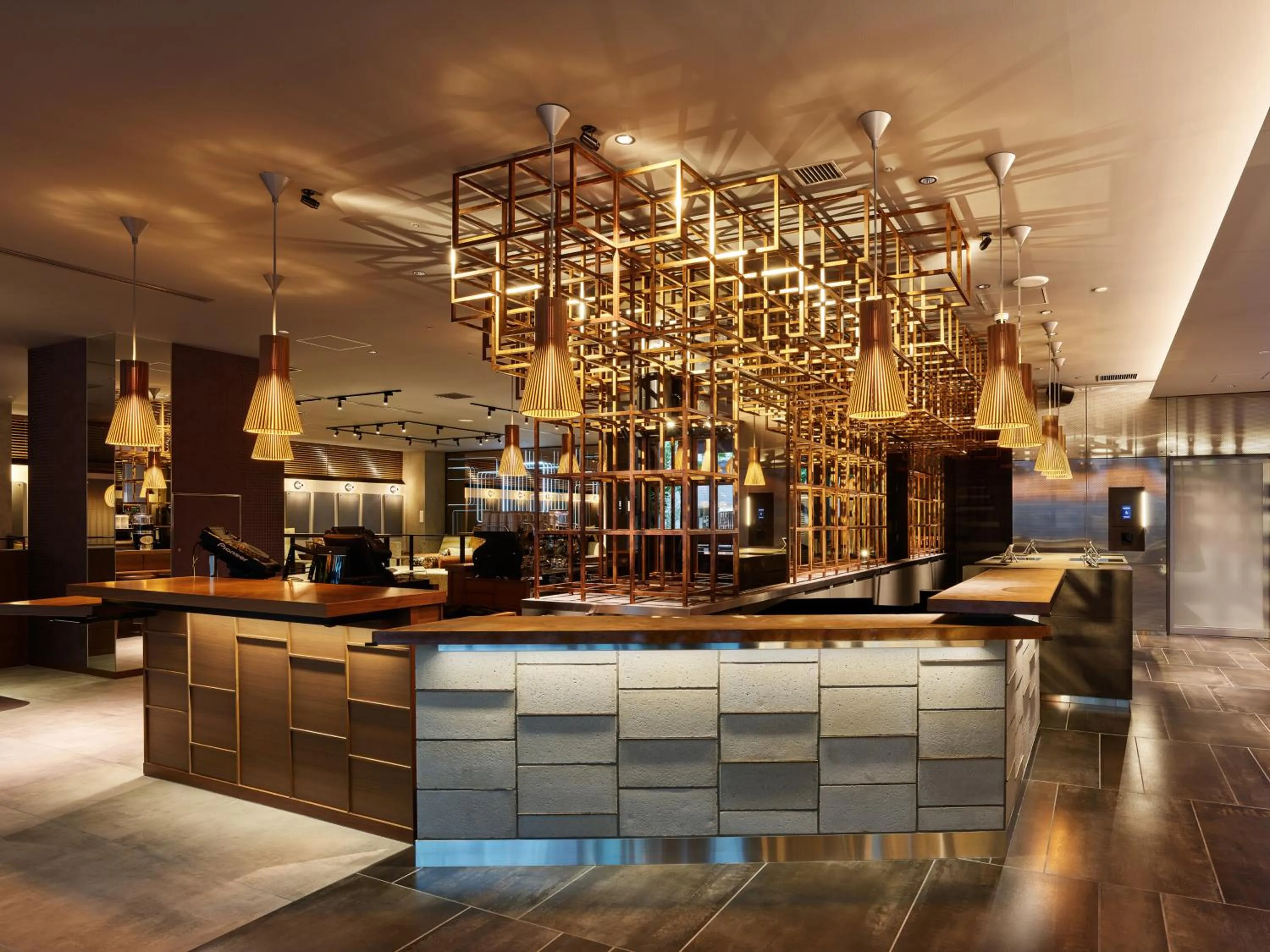 Lobby or reception in sequence KYOTO GOJO