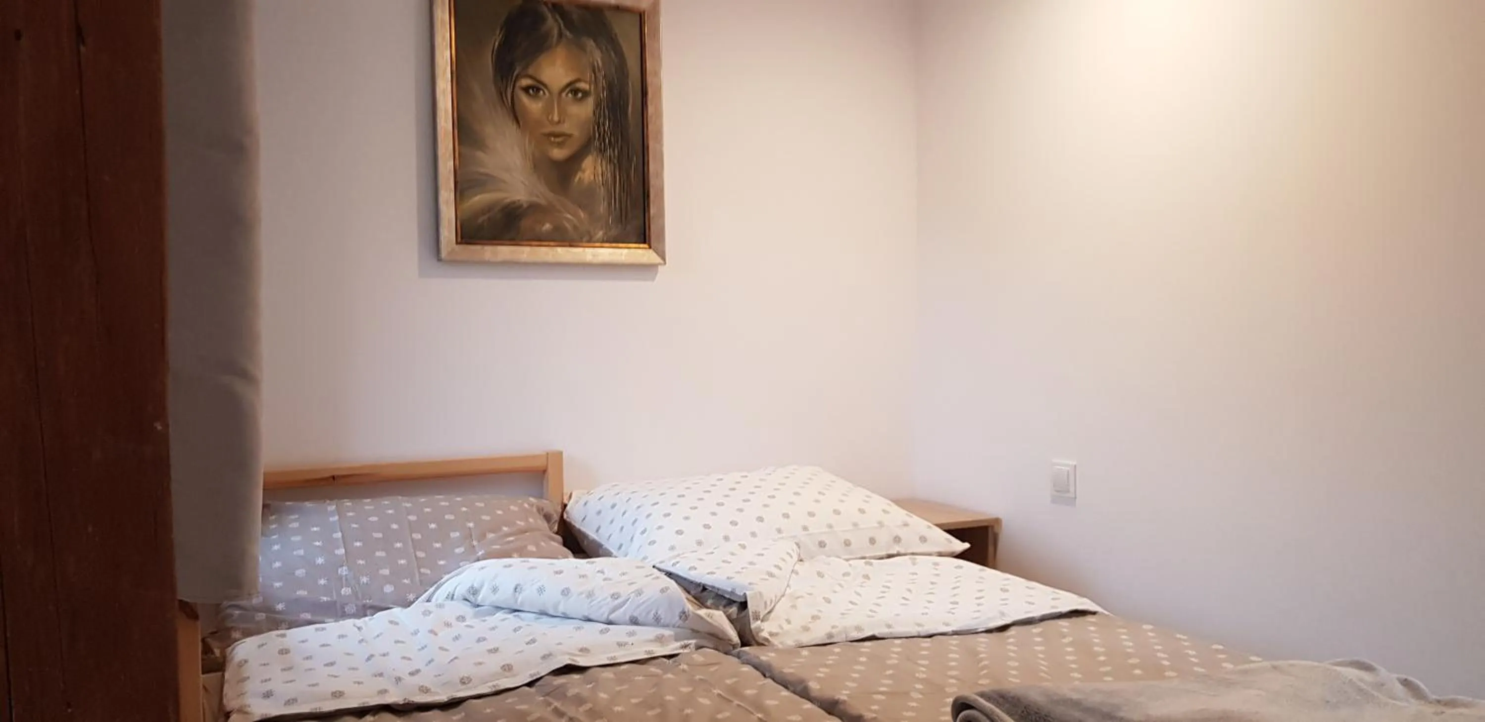 Bed in Pokoje Gościnne Art- Dworek