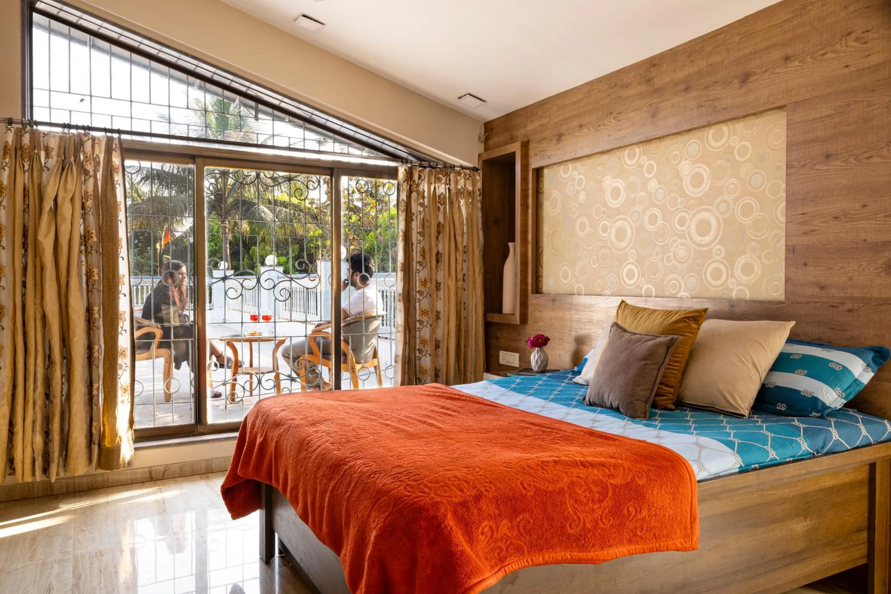 Bedroom, Bed in Geeta Bhawan Villa