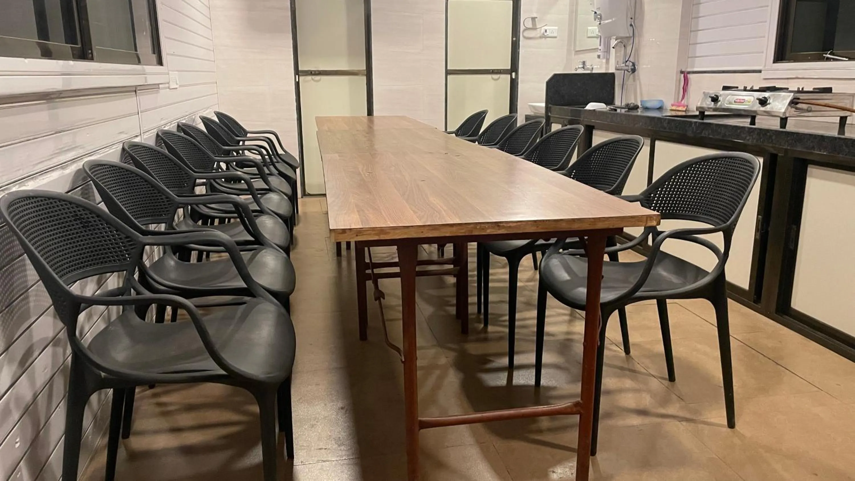 Dining area in Geeta Bhawan Villa